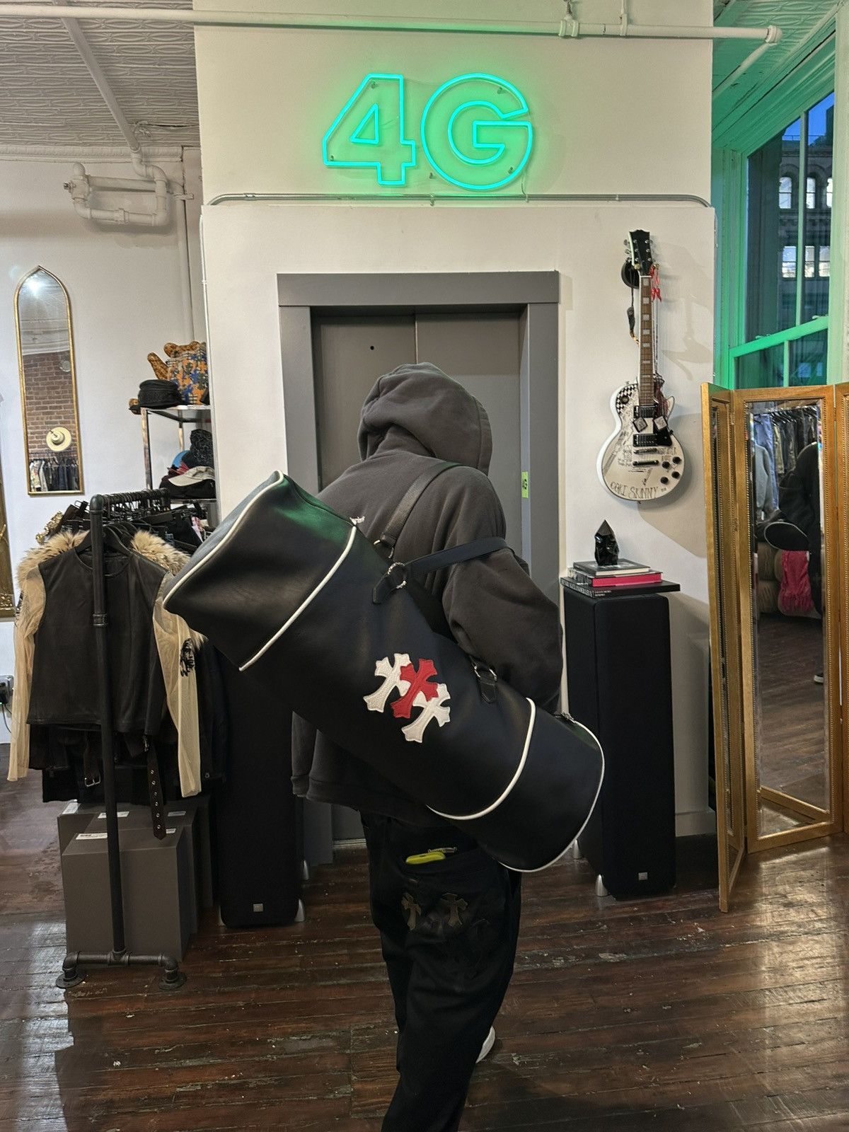 Chrome Hearts CHROME HEARTS TRIPPLE PATCH DUFFLE XXL Size ONE SIZE - 2 Thumbnail