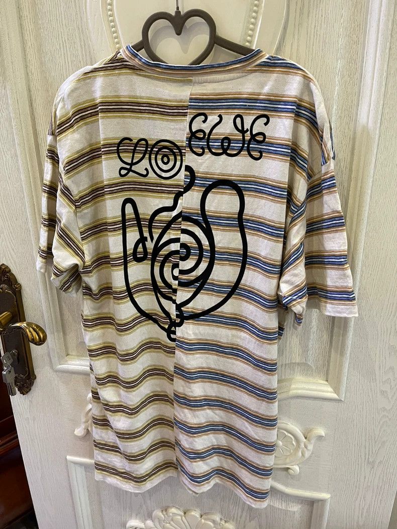 Loewe LOEWE Male asymmetrical T-shirt Size US XL / EU 56 / 4 - 4 Thumbnail