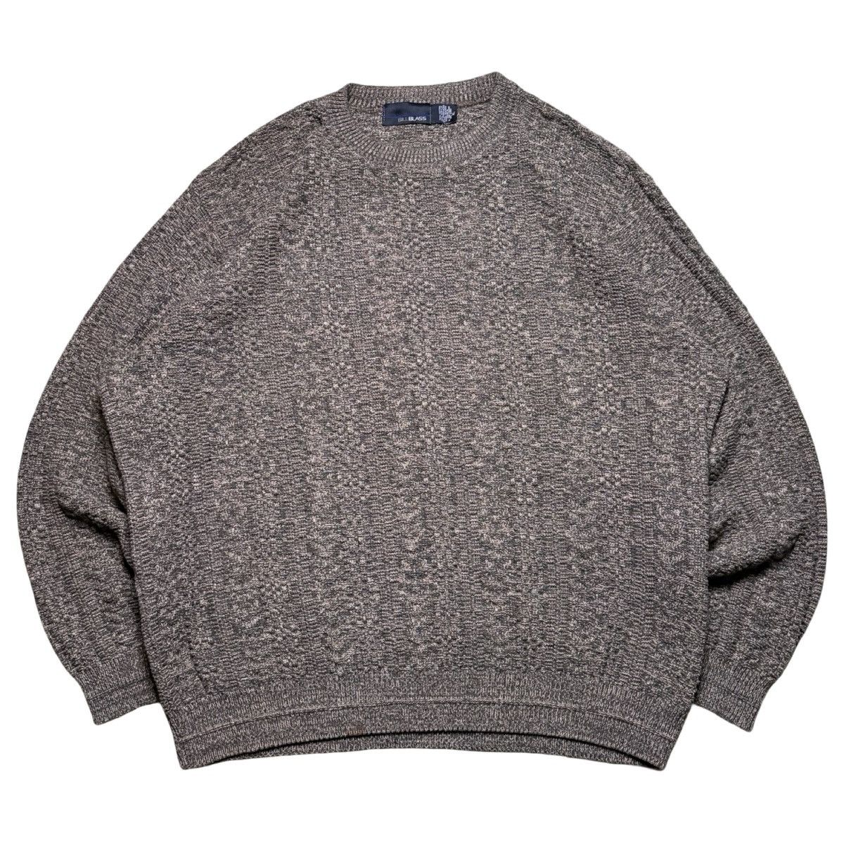 Bill Blass Vintage 90s Bill Blass Blue Textured Knit Sweater Mens XL Size US XL / EU 56 / 4 - 1 Thumbnail