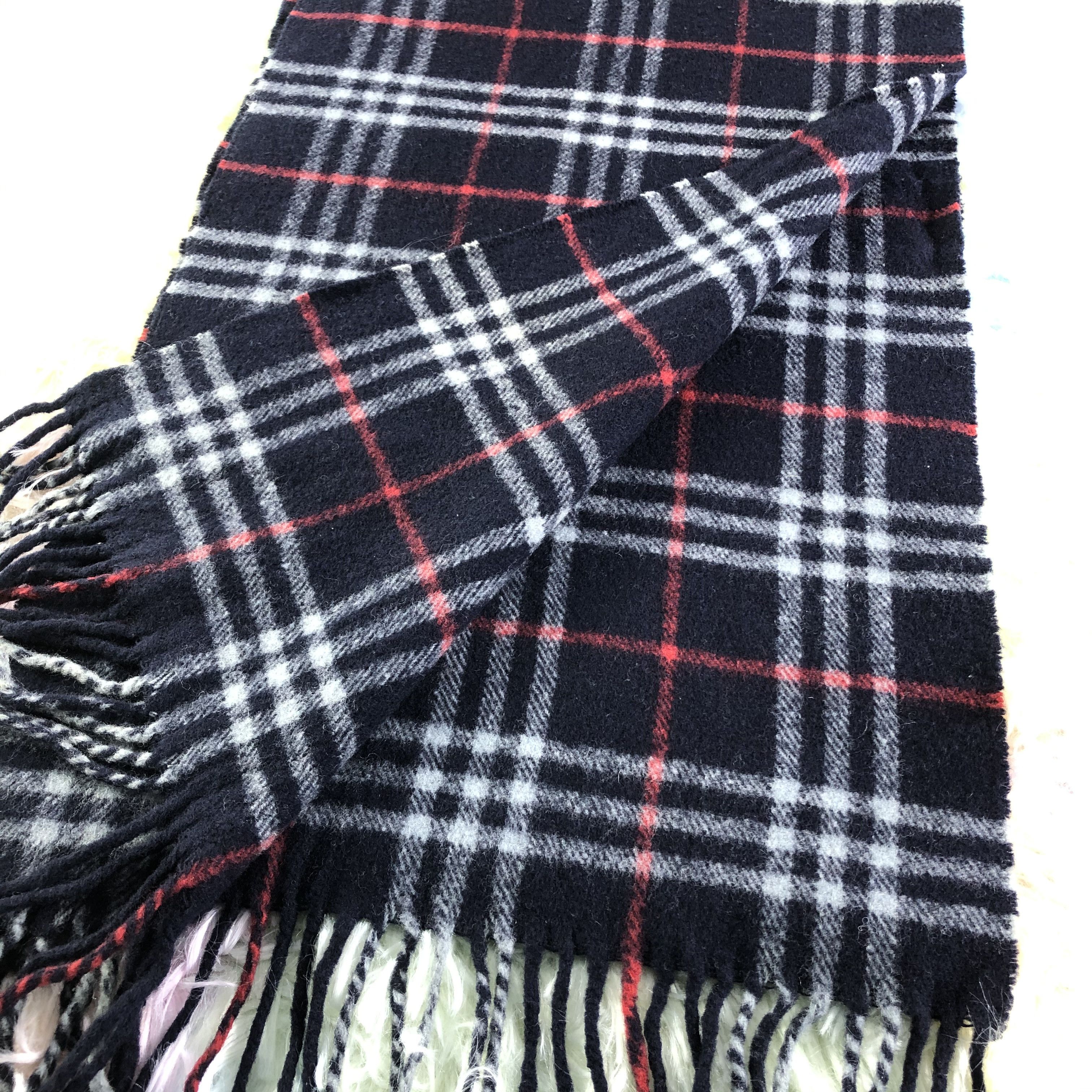 Burberry × Vintage Burberry Scarf / Muffler / Neckwear - KM501 Size ONE SIZE - 4 Thumbnail