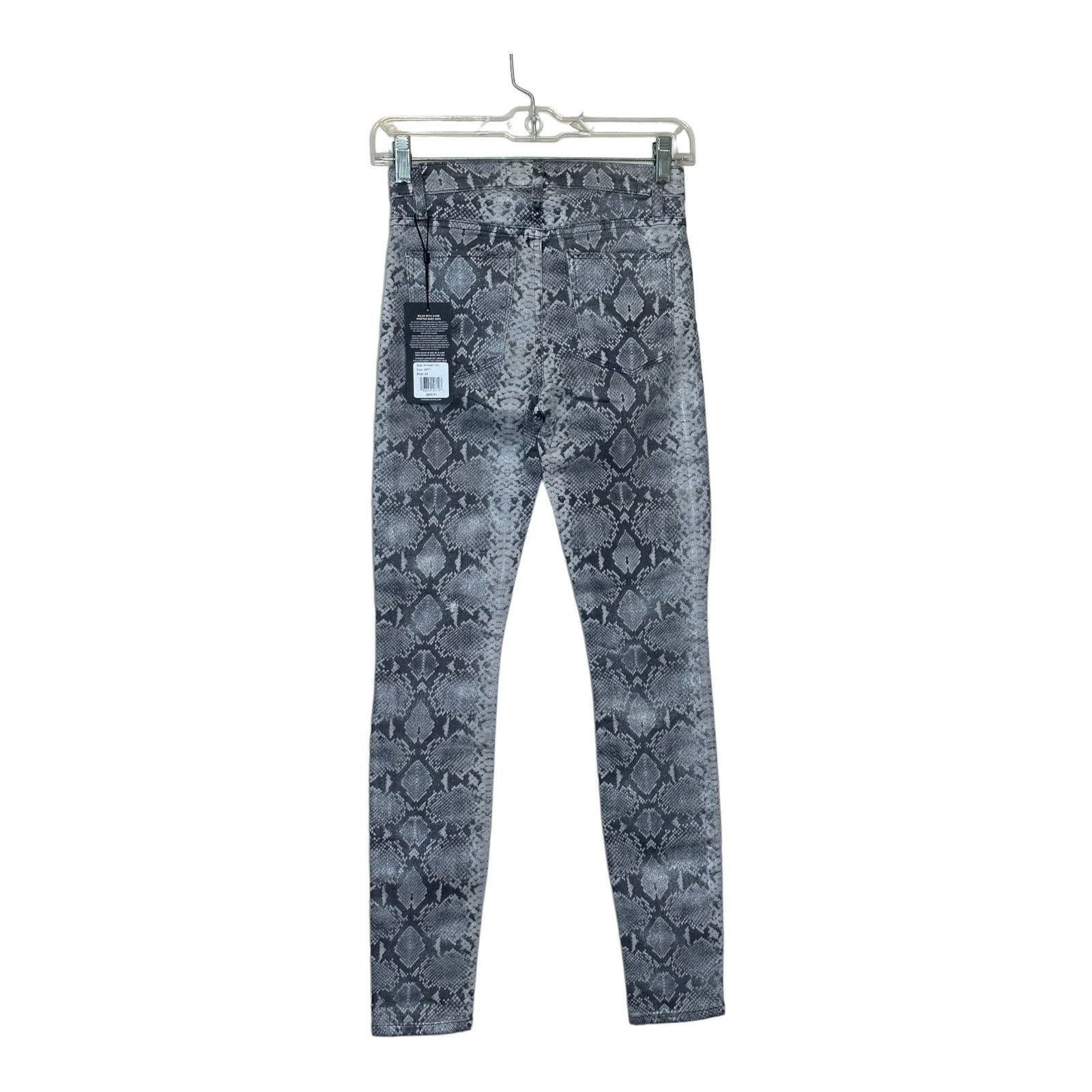 Hudson Hudson shimmery python skinny stretch jeans size 24 - 0 Size 25" / US 0 / IT 36 - 9 Thumbnail