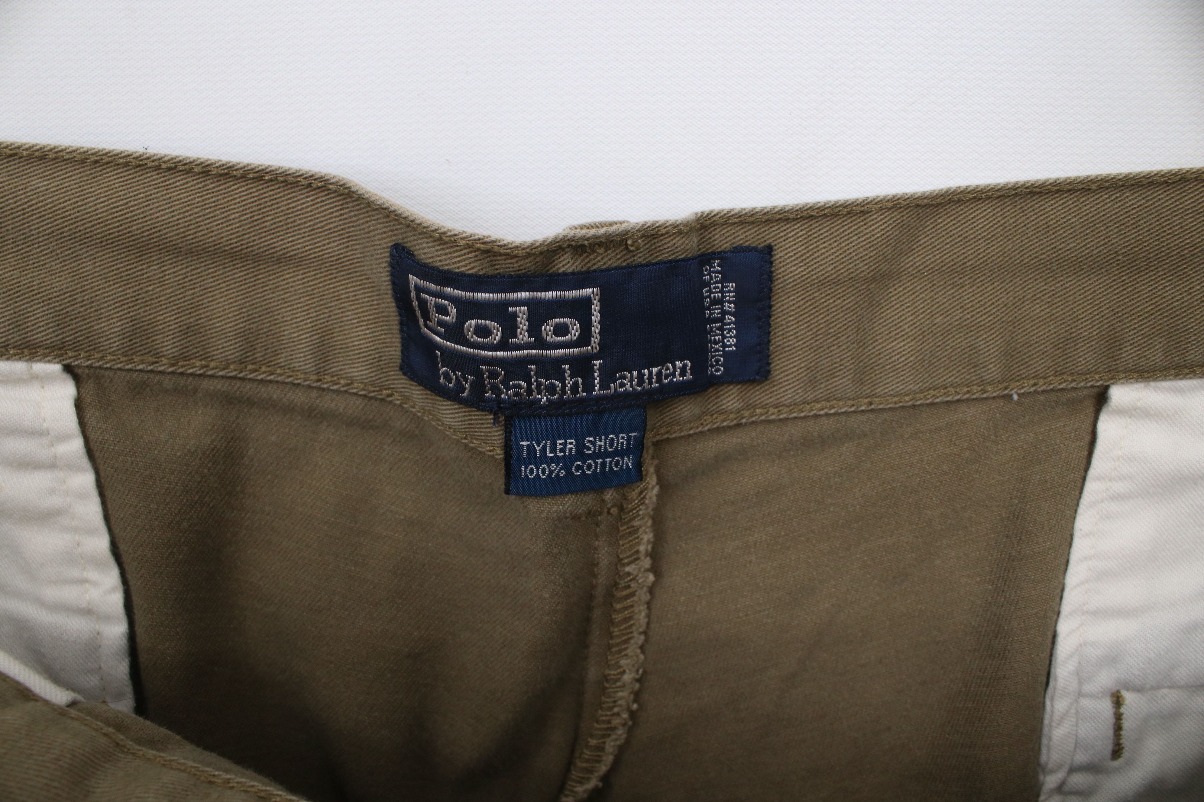 Ralph Lauren × Vintage Vintage 90s Ralph Lauren Above Knee Chino Shorts Cotton Size US 38 / EU 54 - 6 Thumbnail