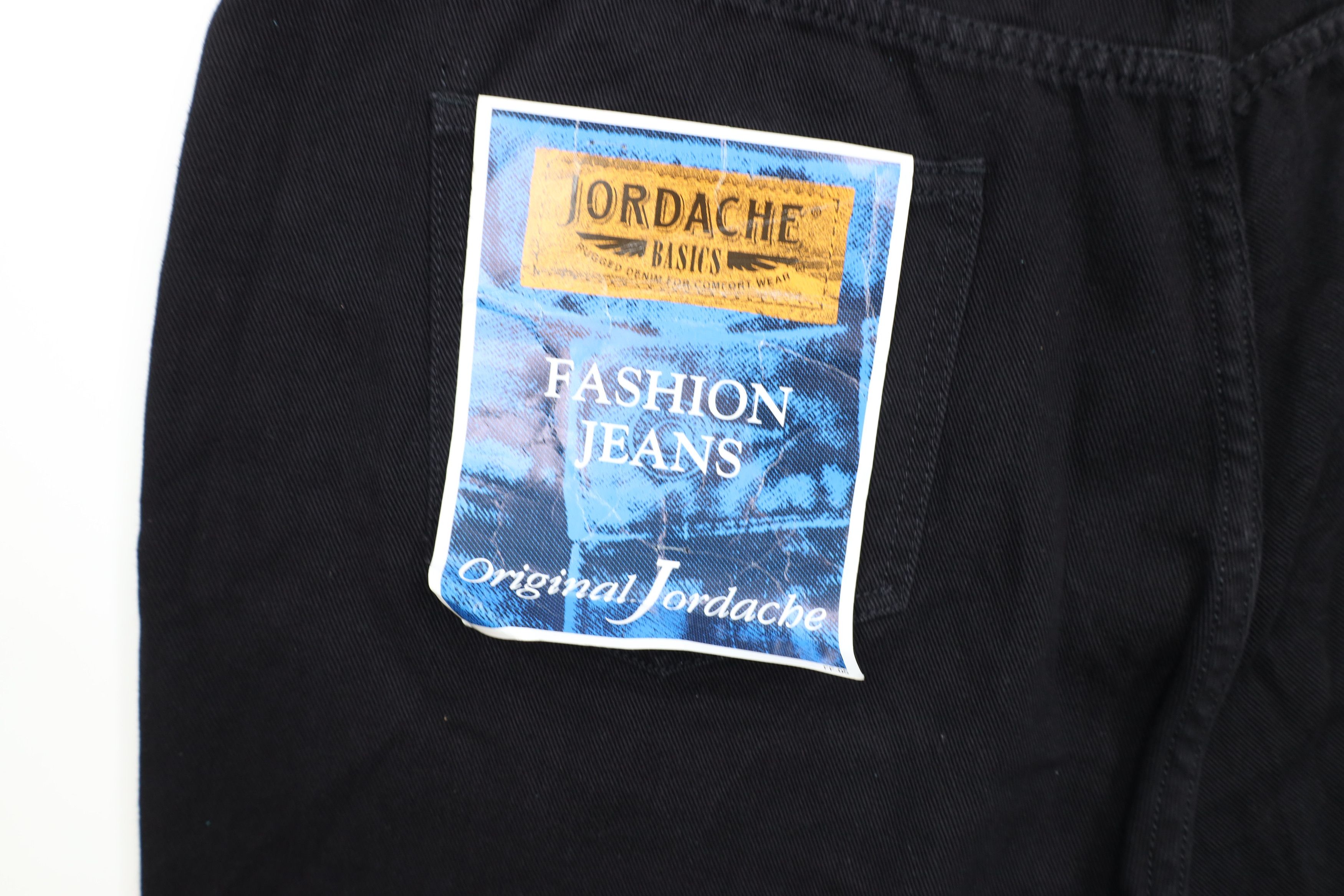 Vintage Deadstock Vintage 90s Streetwear Fit Denim Shorts Black Size US 40 / EU 56 - 10 Thumbnail