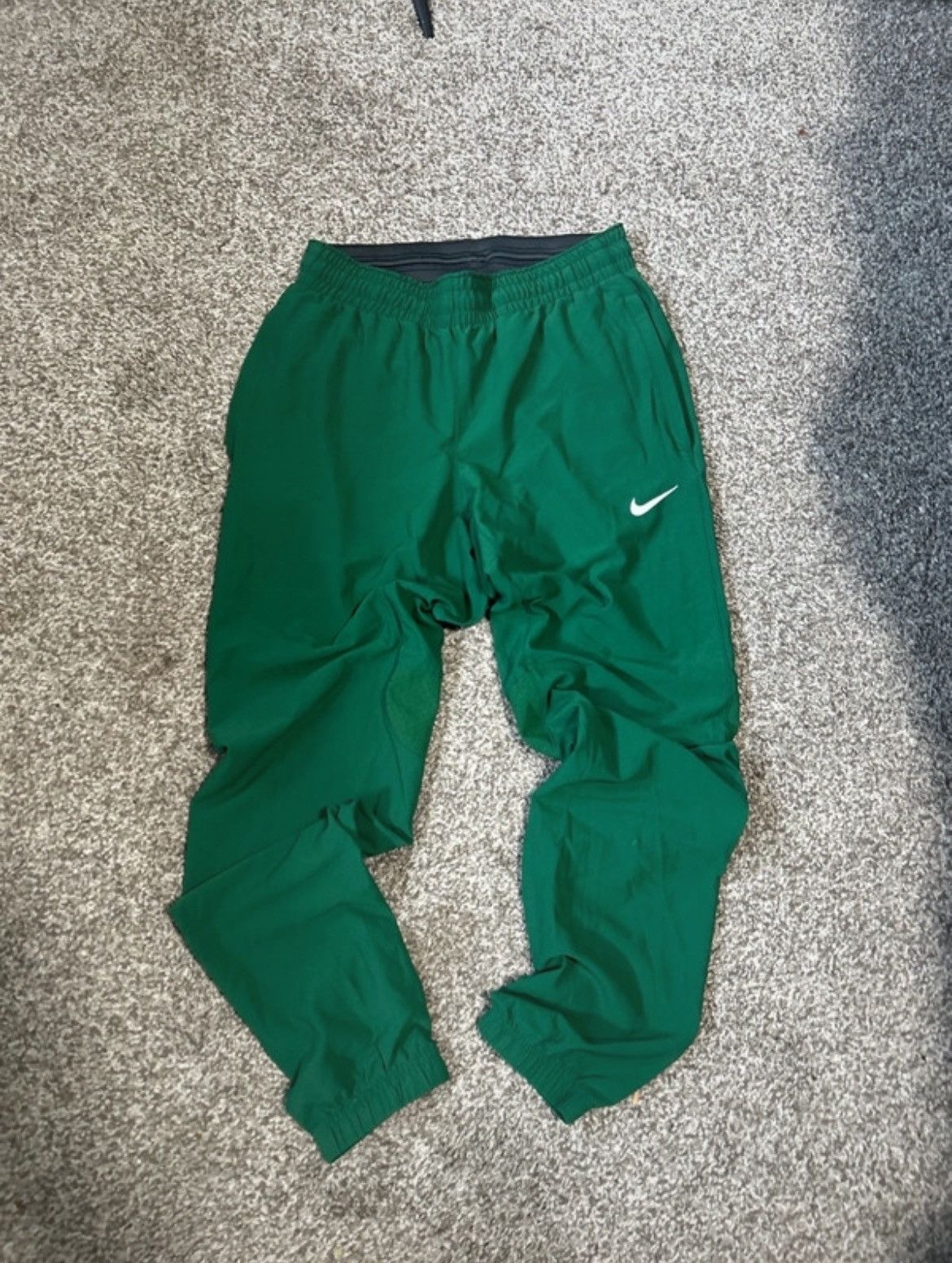 Nike Woman’s Green Nike Dri-FIT Athletic Pants Size Small Size 28" / US 6 / IT 42 - 1 Thumbnail