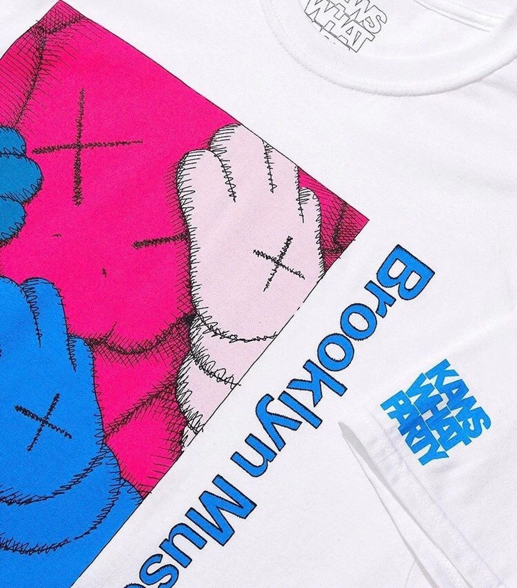 Kaws KAWS Brooklyn Museum URGE T-shirt White/Magenta Size US XXL / EU 58 / 5 - 2 Thumbnail