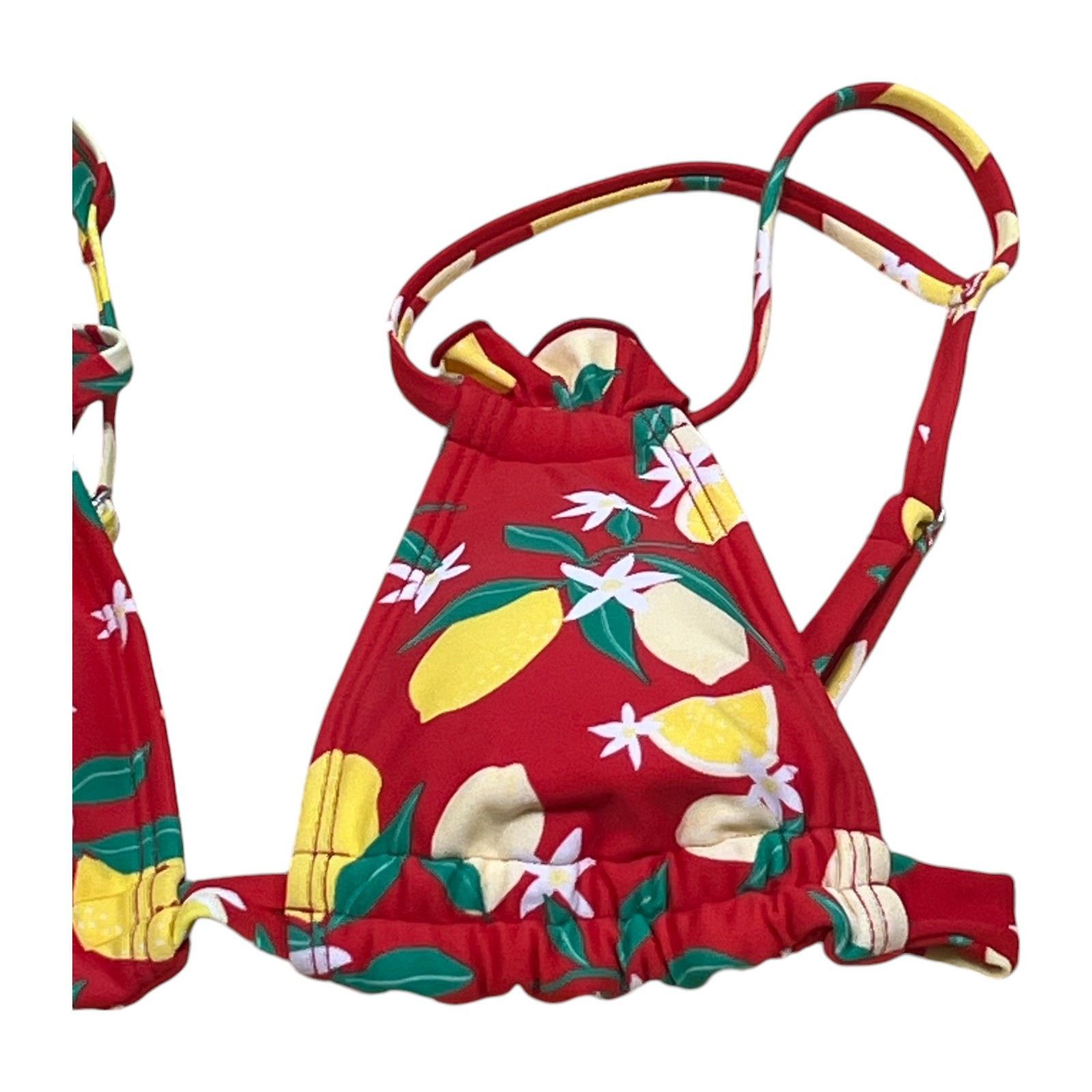 Other Wild Fable - Women's Strappy Triangle Bikini Top - Red Lemon Size ONE SIZE - 13 Thumbnail