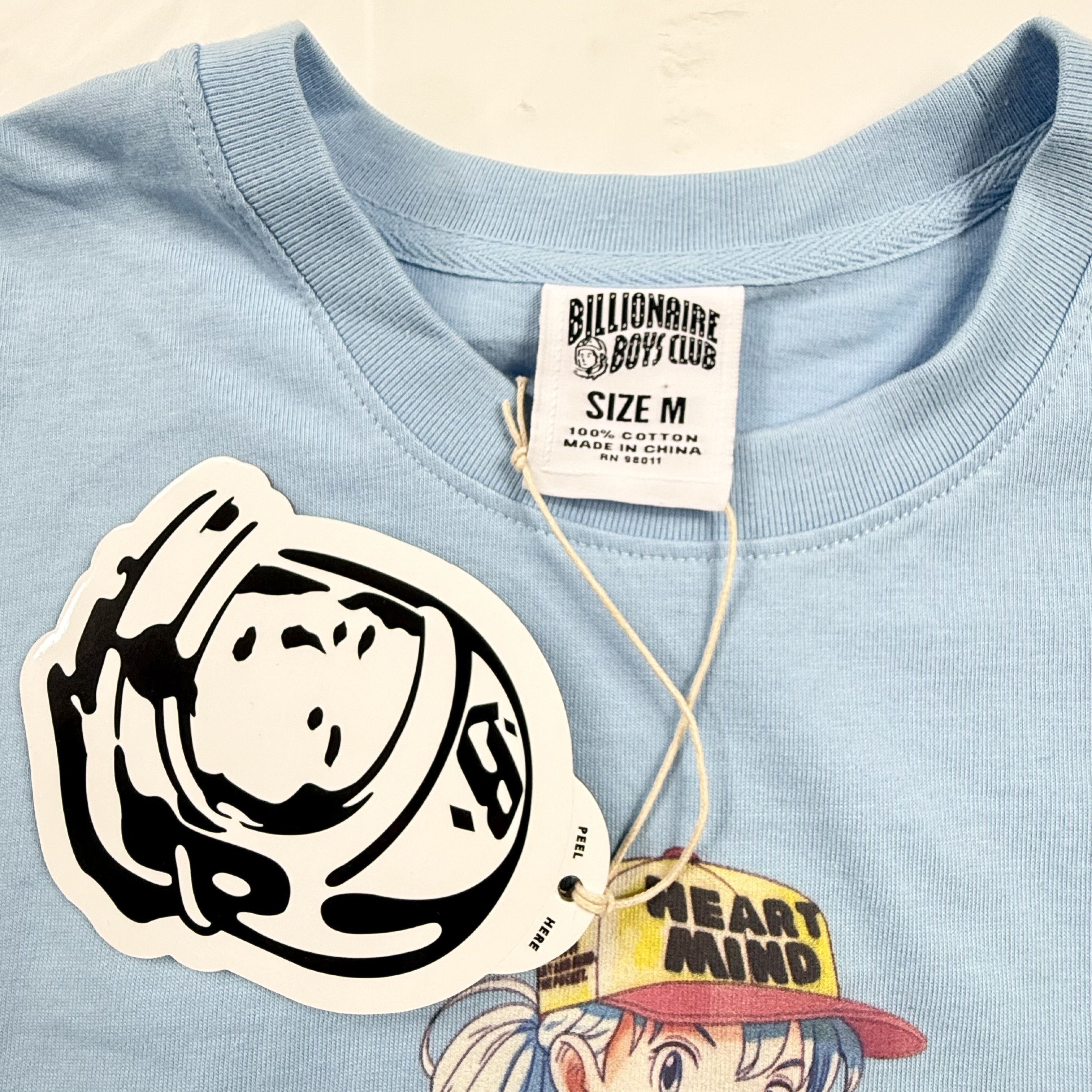 Billionaire Boys Club Billionaire Boys Club Mens Anime T-Shirt Light Blue Size US M / EU 48-50 / 2 - 6 Thumbnail