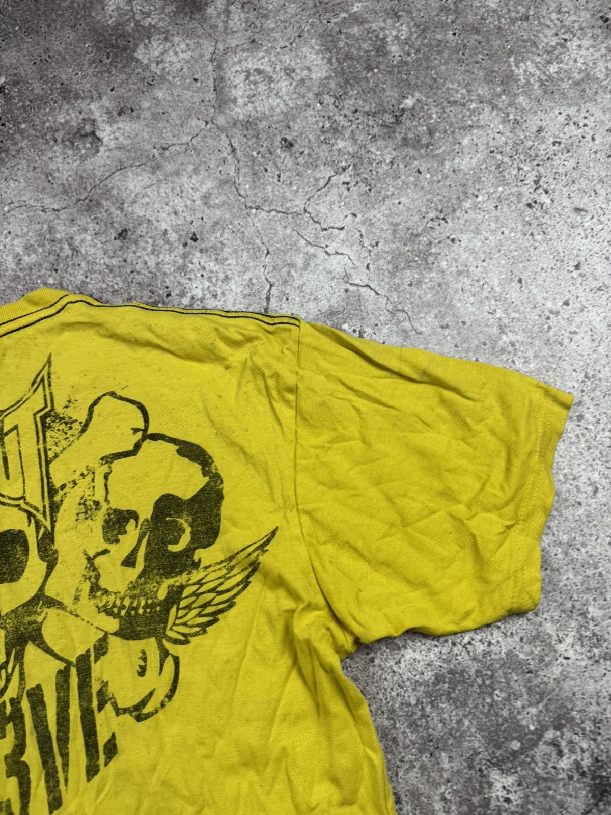 Tapout Crazy vintage y2k TAPOUT grunge skull cyber Affliction shirt Size US S / EU 44-46 / 1 - 12 Thumbnail