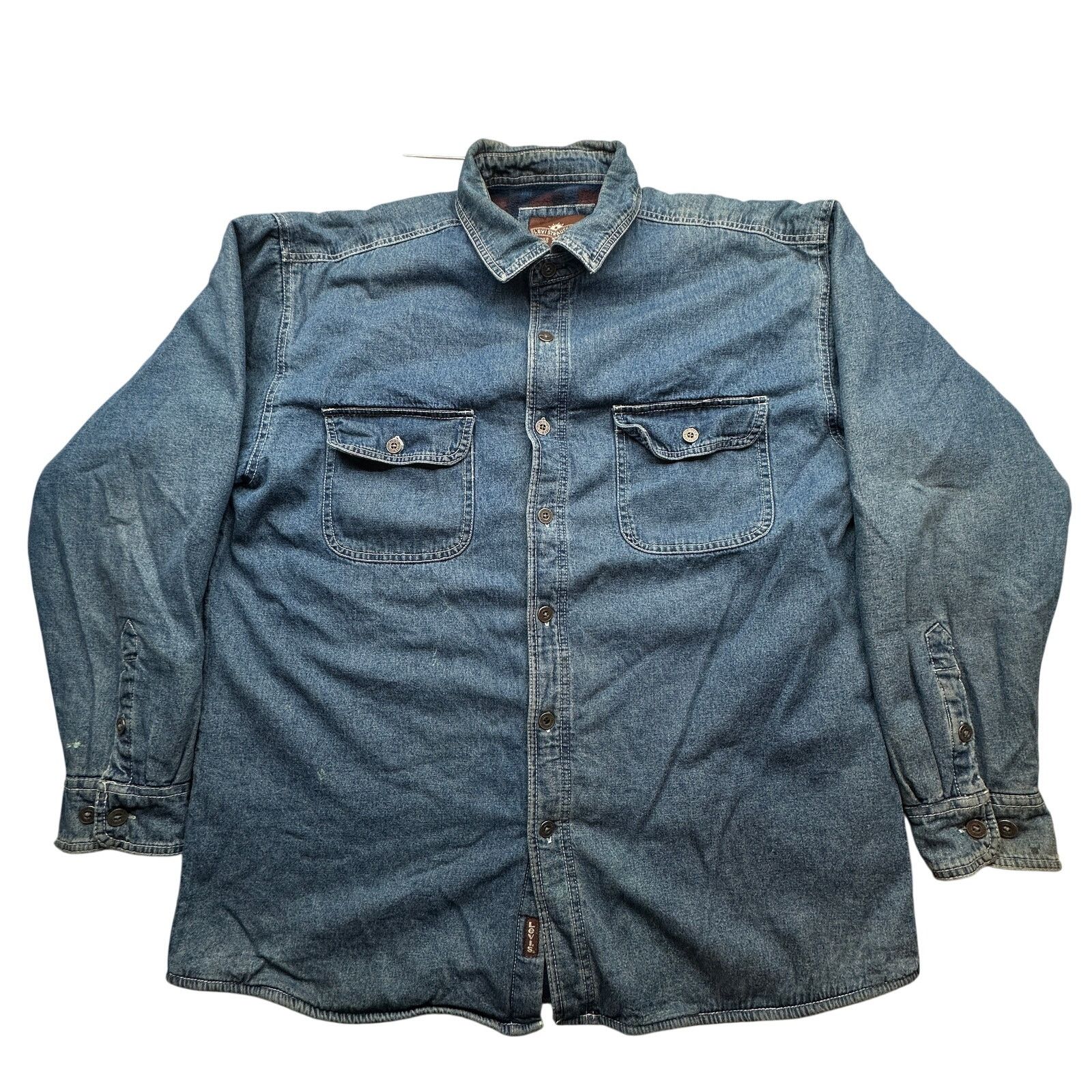 DENIM TEARS × Levi's Denim Tears Peace Patchwork Western Button Up