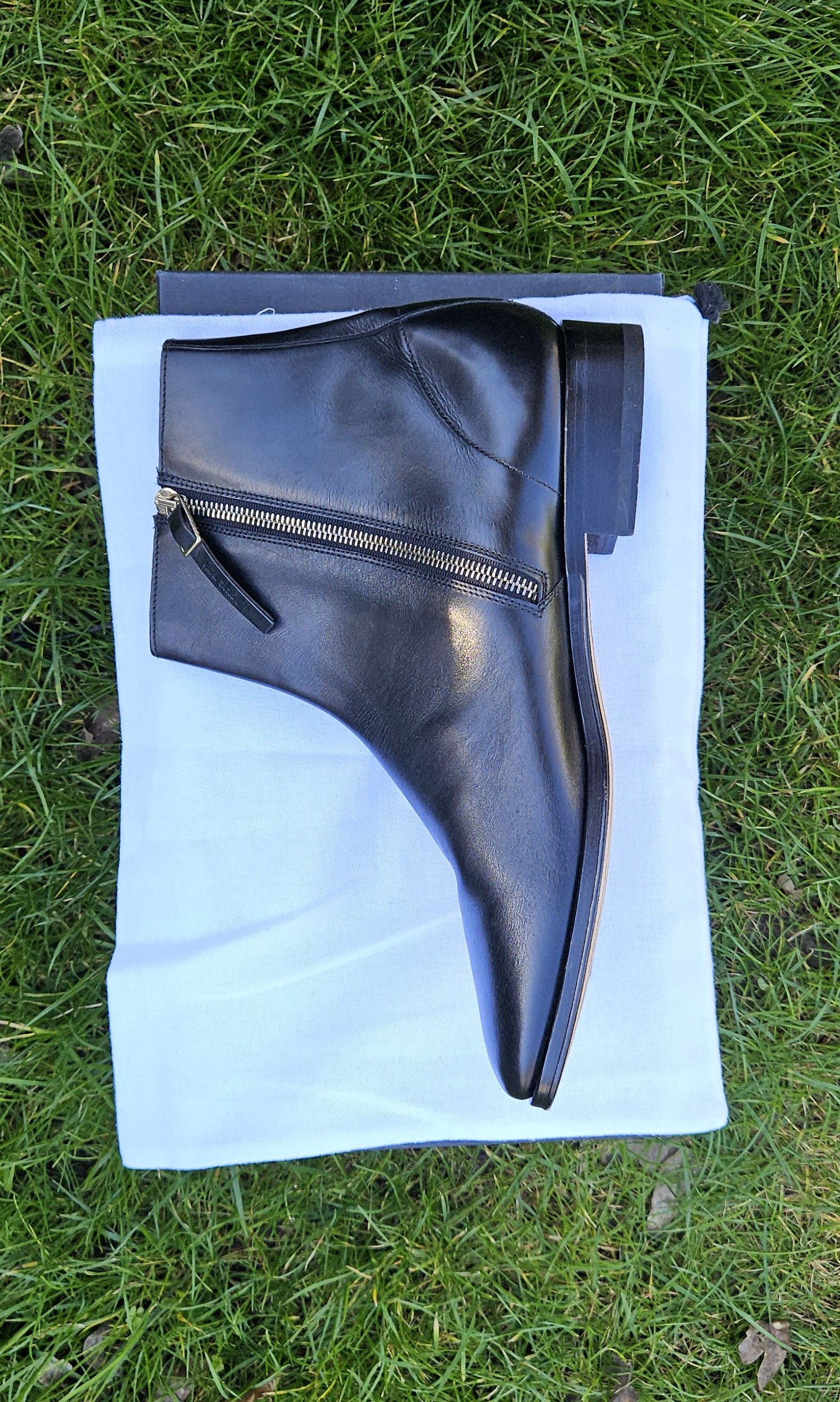 Paul Smith Paul Smith black leather zip Chelsea boots *new* Size US 10 / EU 43 - 5 Thumbnail