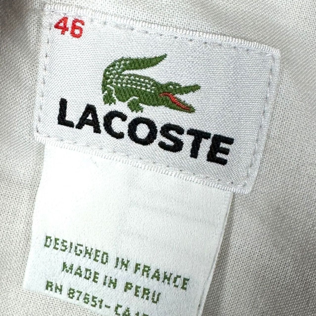 Lacoste Lacoste Shorts Mens 46 Tan Cargo Utility Pocket Flat Front Hiking Outdoor EUC Size US 36 / EU 52 - 3 Thumbnail