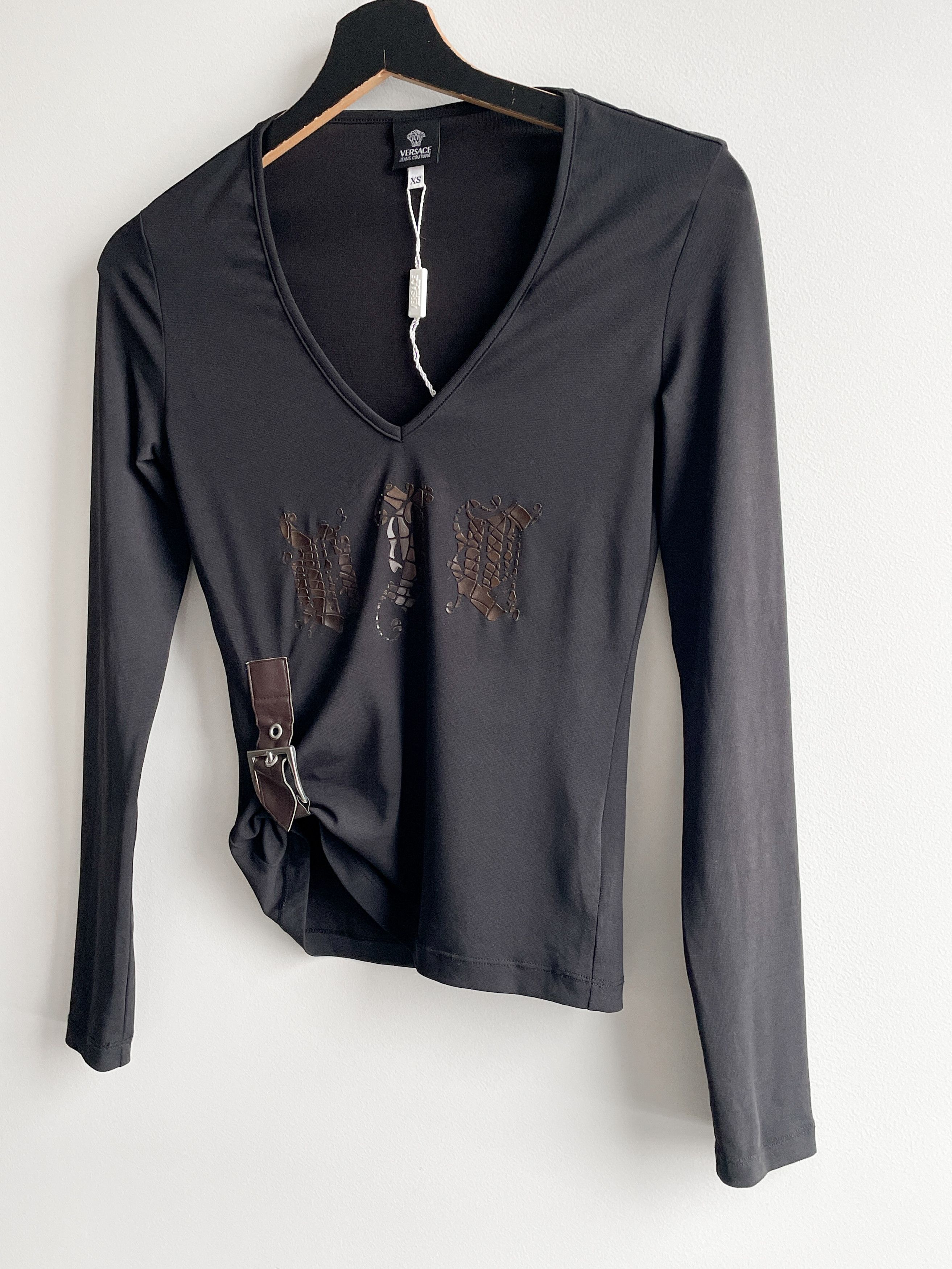 Versace Jeans Couture belted top Size XS / US 0-2 / IT 36-38 - 7 Thumbnail