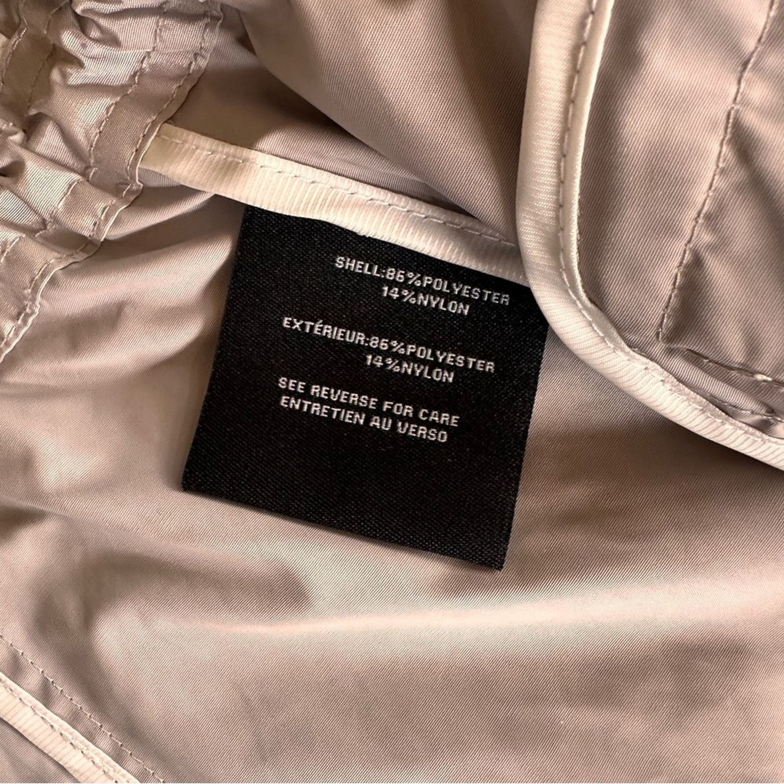 Cole Haan Cole Haan Packable Rain Jacket – Silver/Gray – Size M – EUC Size M / US 6-8 / IT 42-44 - 12 Thumbnail