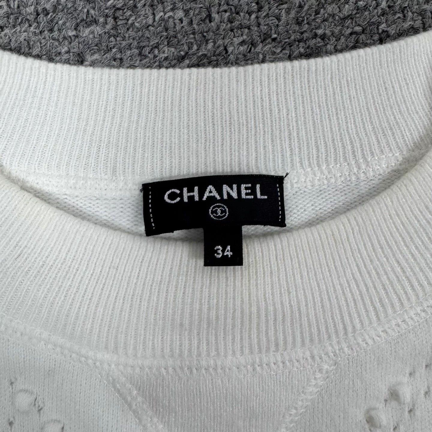 Chanel Chanel Openwork Knit Dress Women's 34 99 New Size XS / US 0-2 / IT 36-38 - 4 Thumbnail