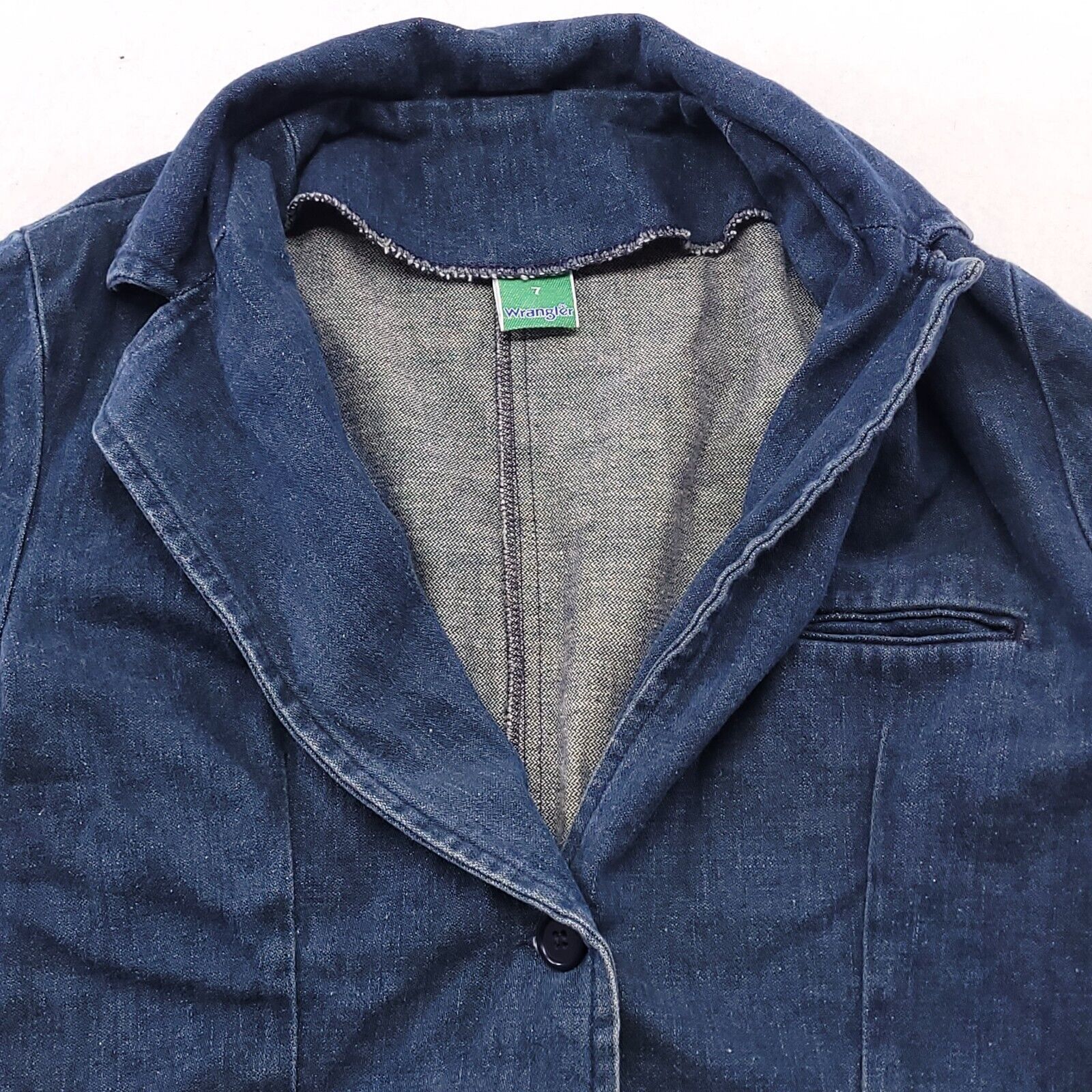 Wrangler Wrangler Casual Button Up Denim Jacket Womens Size 7 Blue Size M / US 6-8 / IT 42-44 - 1 Thumbnail