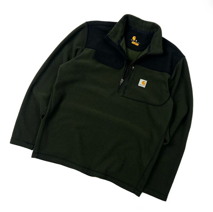 Carhartt Carhartt Fallon Half Zip Fleecejacke Olive Grailed