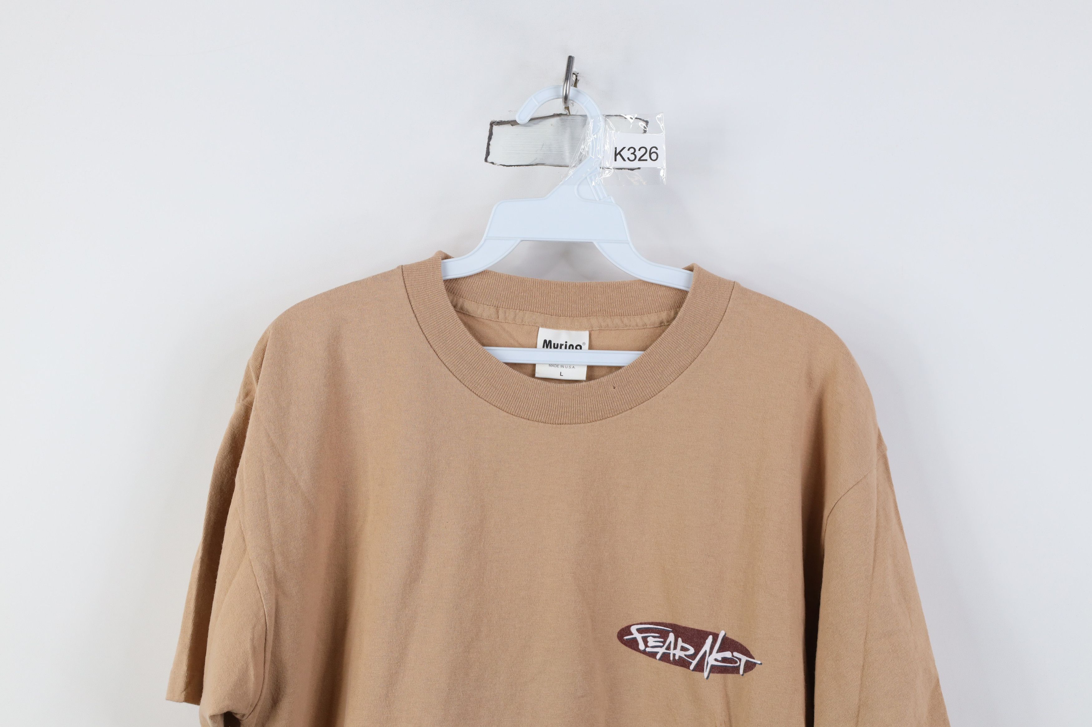 Vintage Vintage 90s Streetwear Fear Not Christian Jesus T-Shirt USA Size US L / EU 52-54 / 3 - 2 Thumbnail
