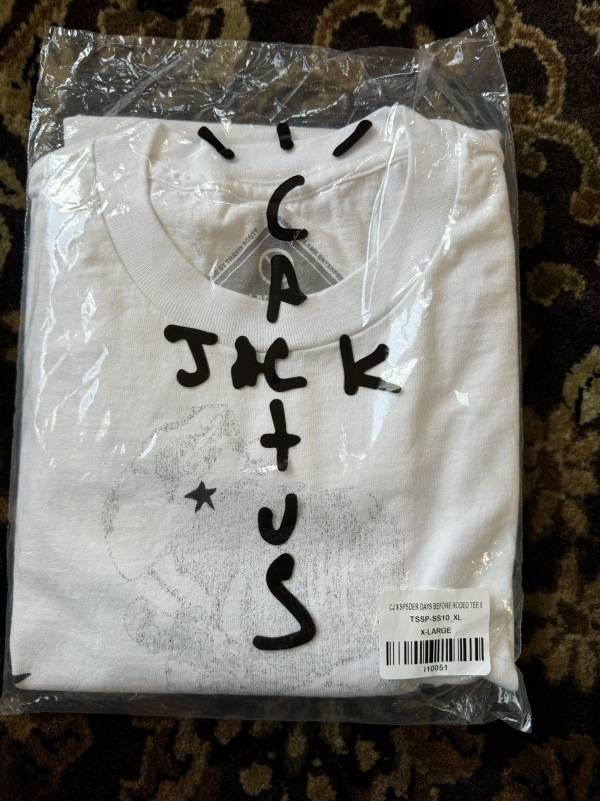 Sp5der × Travis Scott Days Before Rodeo Sp5der Tee Size US XL / EU 56 / 4 - 3 Thumbnail
