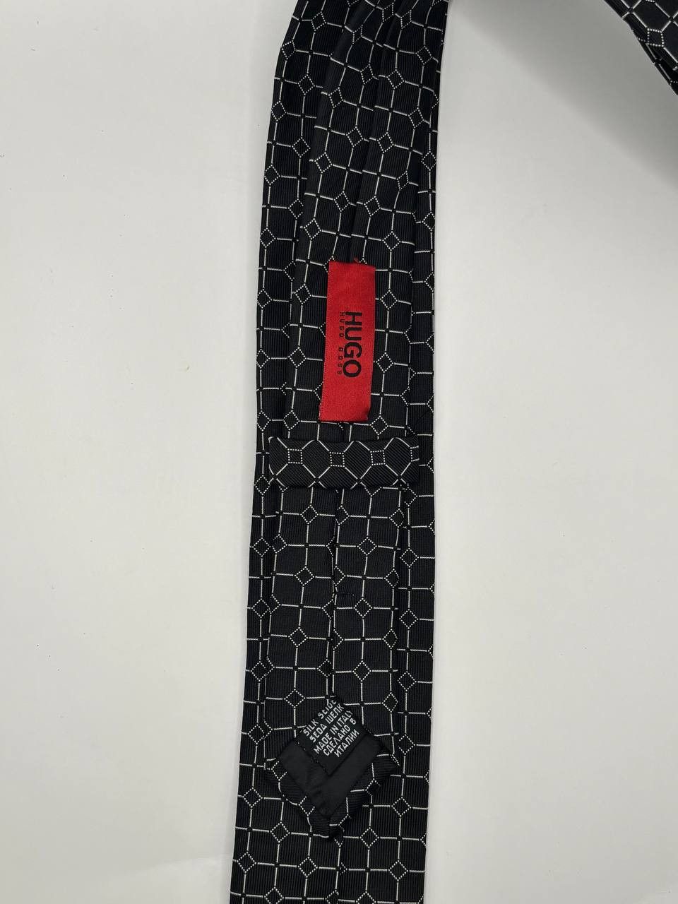 Hugo Boss Hugo Boss Silk Geometric Tie - Made in Italy Size ONE SIZE - 4 Thumbnail