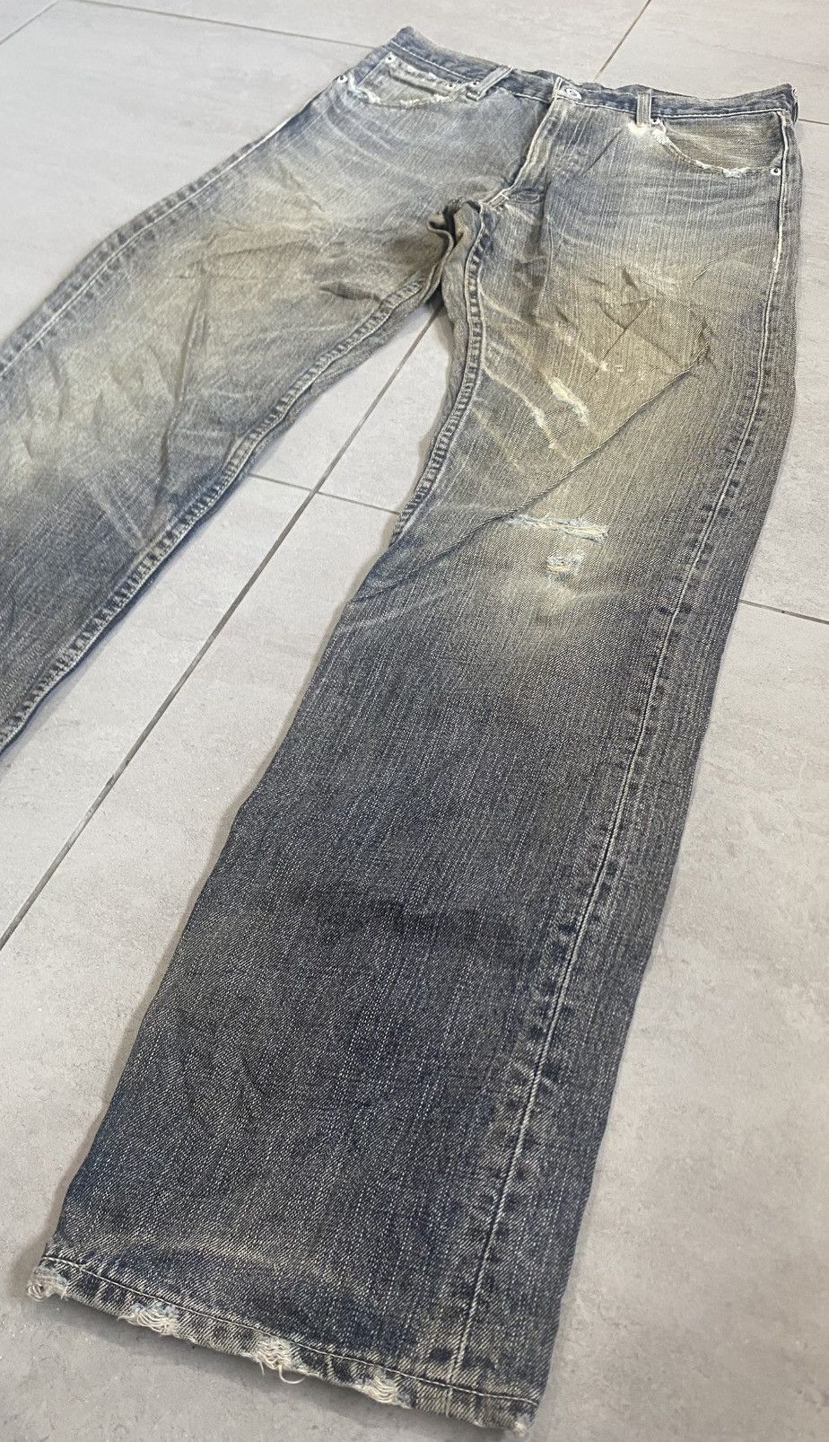 Levi's DISTRESSED LEVIS 503 JAPAN Size US 32 / EU 48 - 3 Thumbnail