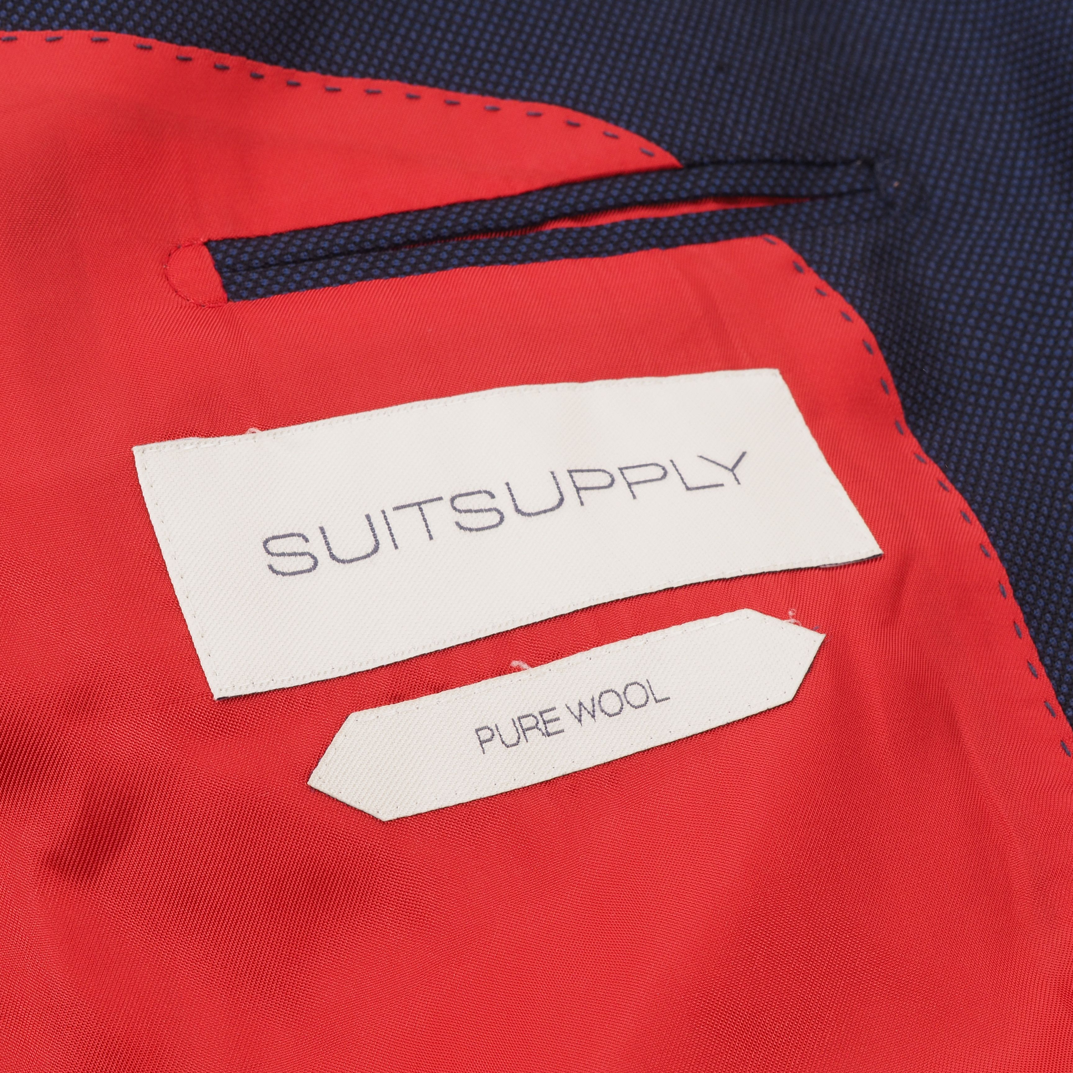 Suitsupply Suitsupply Sienna Blue Pure Wool Sport Coat Blazer Jacket Size 40R - 3 Thumbnail