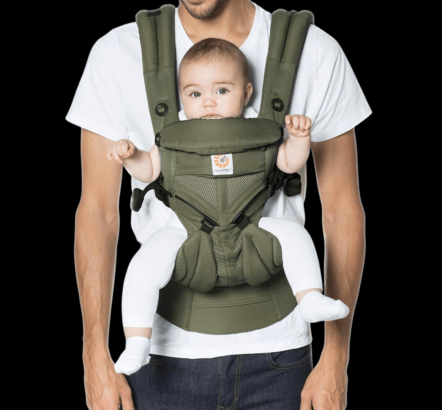 Japanese Brand Ergobaby Omni 360 Cool Air Carrier Baby Size ONE SIZE - 2 Thumbnail