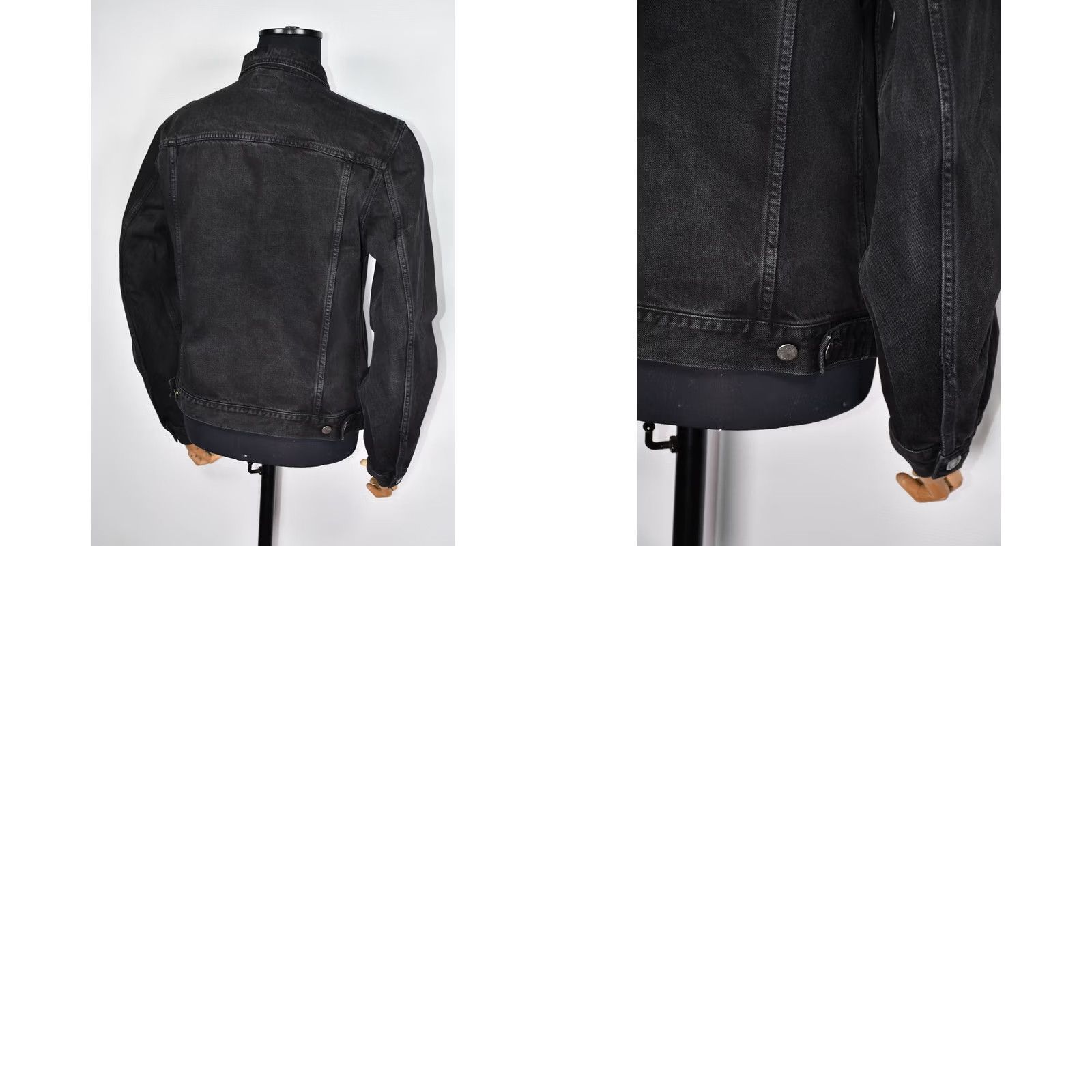 Nudie Jeans Nudie Jeans Billy Black Rinsed Denim Jacket XL Men Size US 36 / EU 52 - 8 Thumbnail