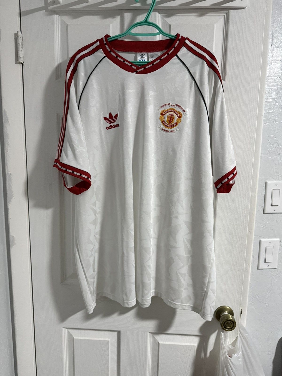 Adidas Adidas manchester united Bryan Robson jersey 1991 Size US XXL / EU 58 / 5 - 2 Thumbnail