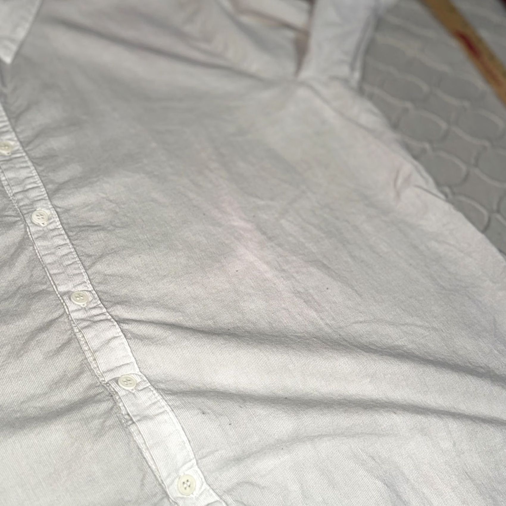 Vintage VINTAGE CP Shades Shirt Womens XL Light Gray Button-Down Long Sleeve Cotton Made in USA Size XL / US 12-14 / IT 48-50 - 7 Thumbnail
