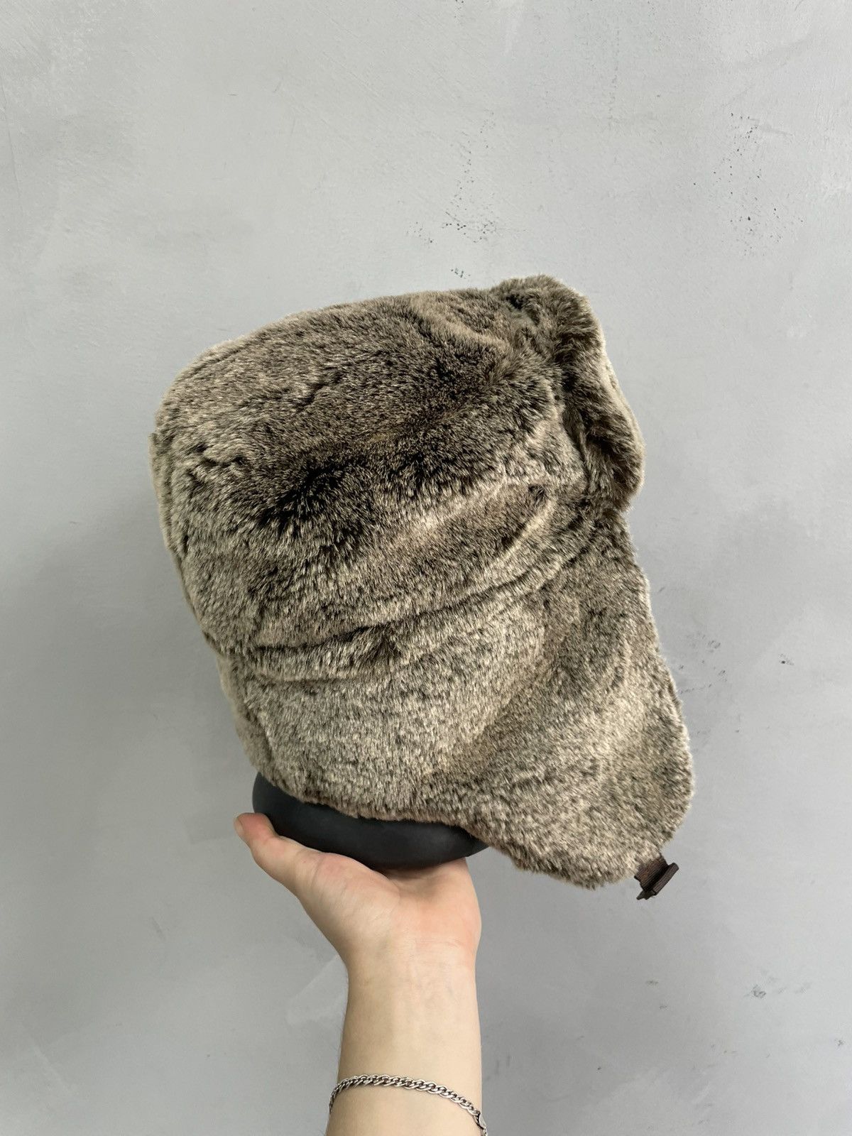 Hysteric Glamour Rare y2k fir fuzzy hysteric glamour hat cap Ushanka Size ONE SIZE - 4 Thumbnail