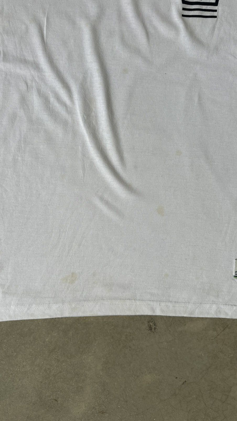 Japanese Brand VINTAGS FAT ANIMALS WASH INSTRUCTION PRINT TEE Size US M / EU 48-50 / 2 - 4 Thumbnail