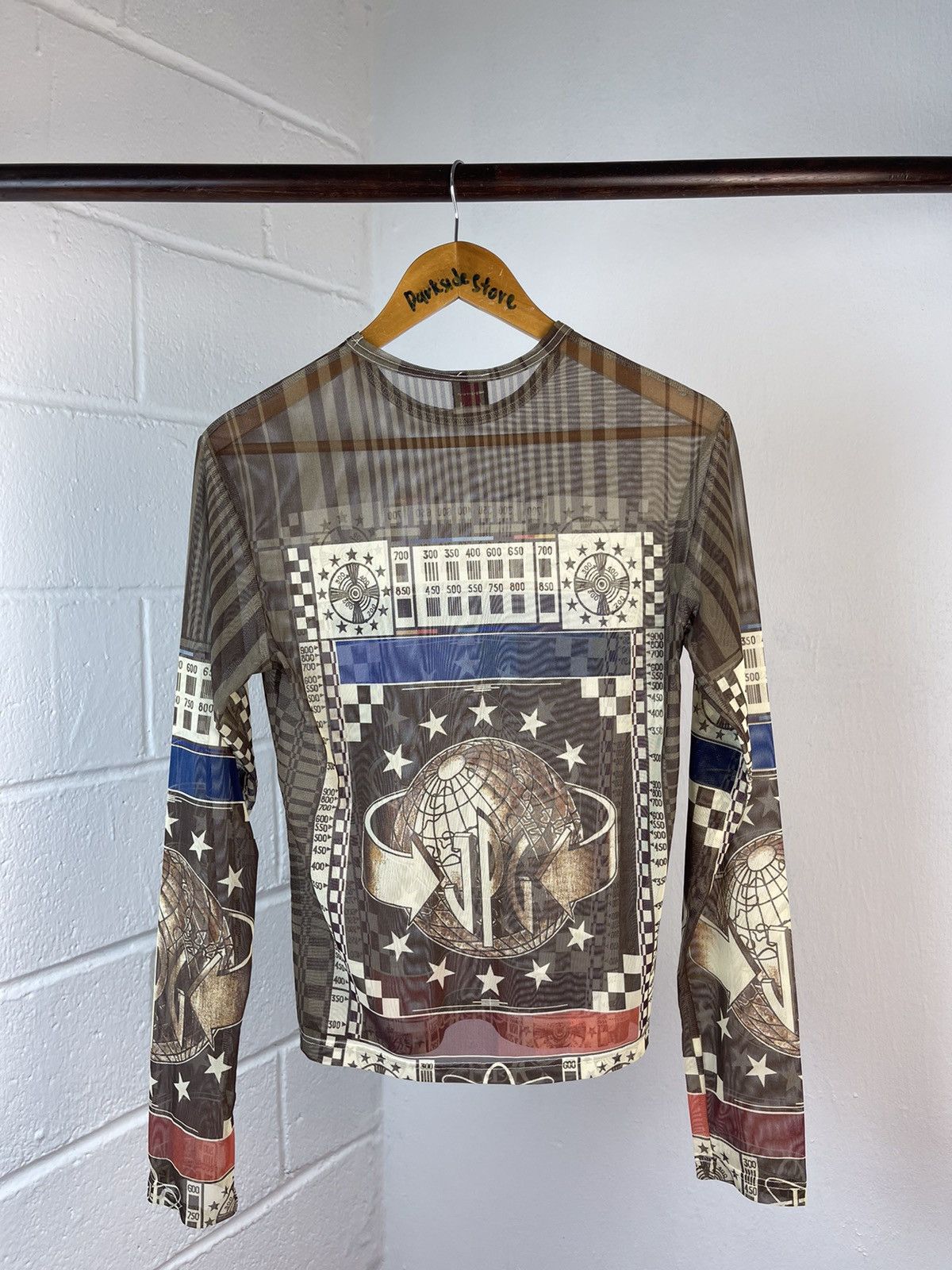 Grailed × Jean Paul Gaultier Most Iconic 1994 Runway Jean Paul Gaultier Globe Mesh Top Size US S / EU 44-46 / 1 - 11 Thumbnail