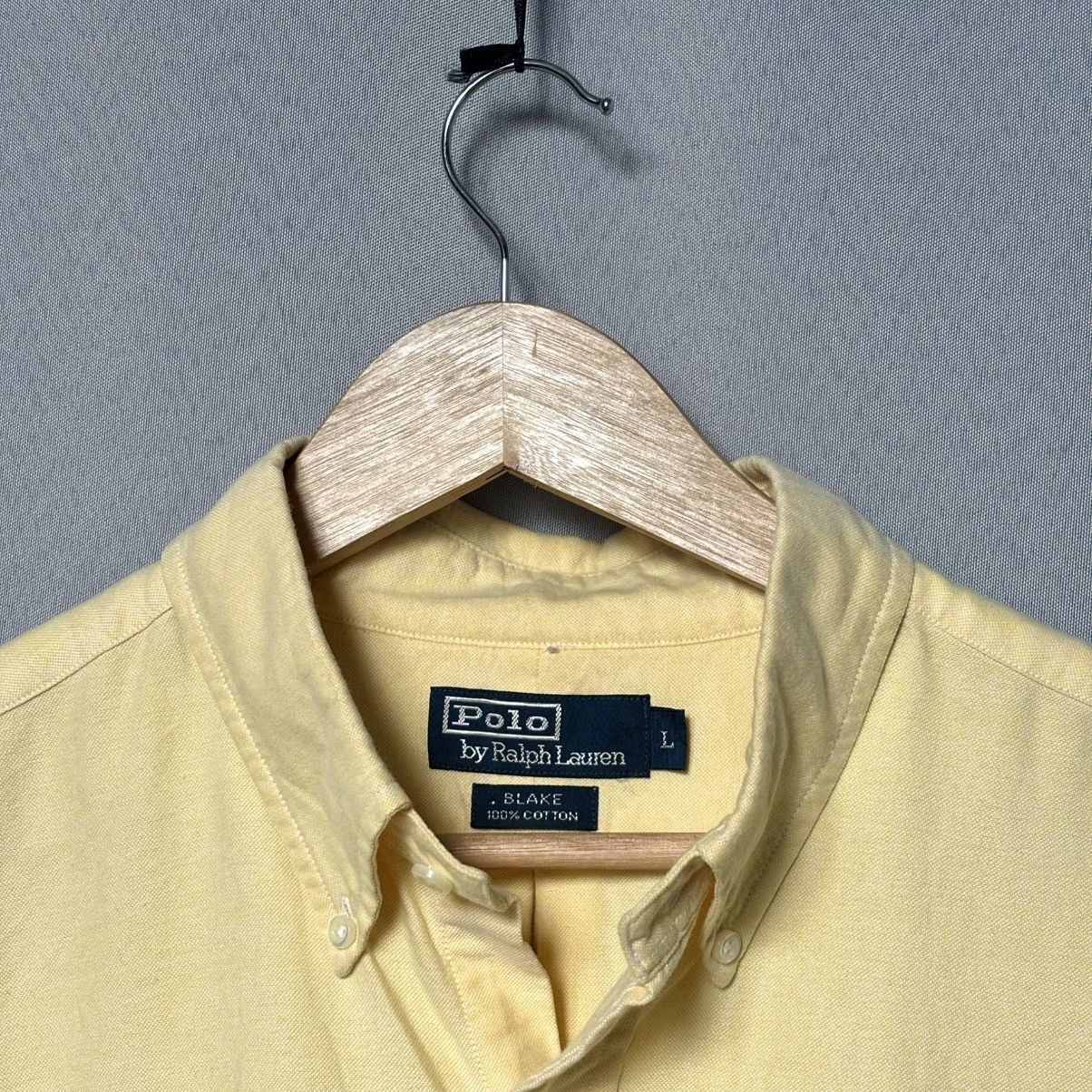 Polo Ralph Lauren Polo Ralph Lauren shirt Blake cotton yellow large vintage Size US L / EU 52-54 / 3 - 5 Thumbnail