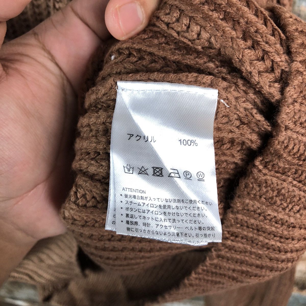 Vintage Abi Tokyo Brown vintage Knitwear #A1840 Size M / US 6-8 / IT 42-44 - 11 Thumbnail