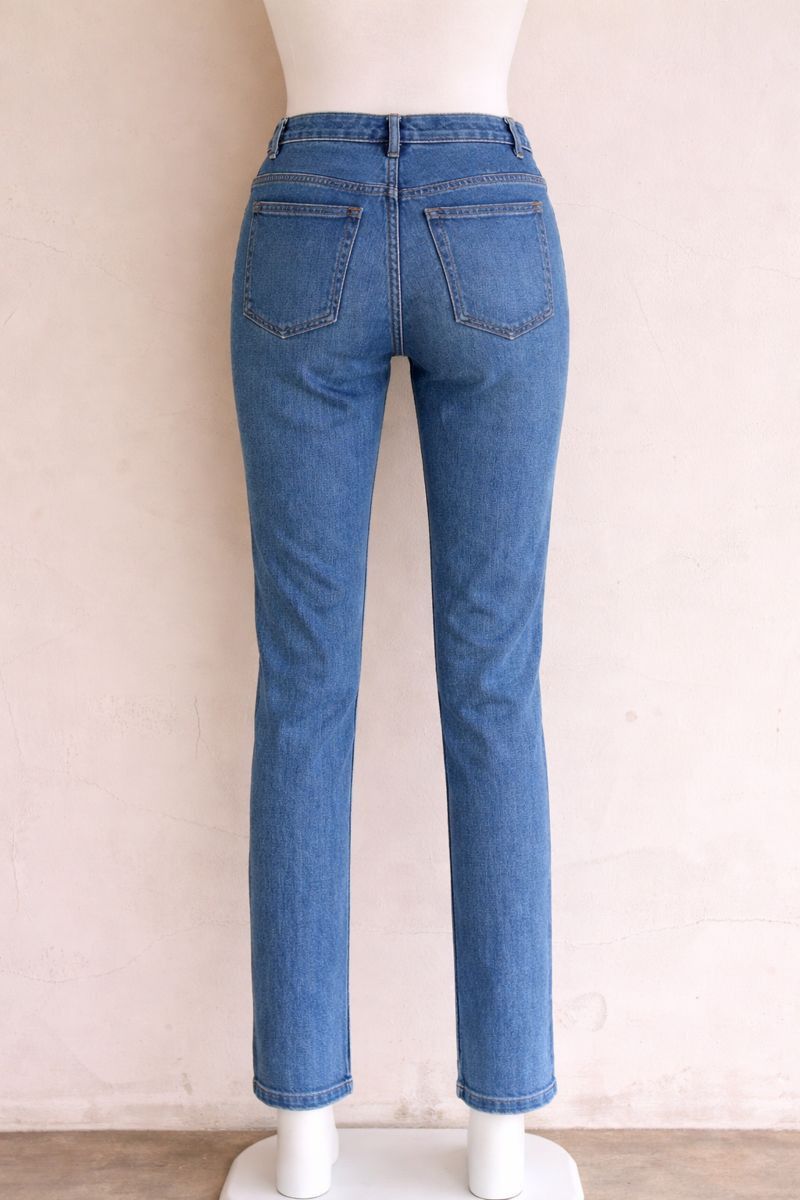 A.P.C. A.P.C. Slim Skinny Denim Jeans – Rue Madame Button Size 28" / US 6 / IT 42 - 4 Thumbnail