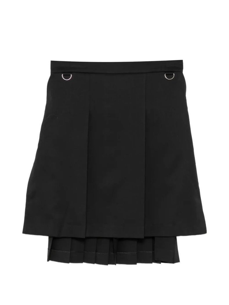 Undercover UNDERCOVER - Wool Pleated Wrap Skirt Black Size US 32 / EU 48 - 3 Thumbnail