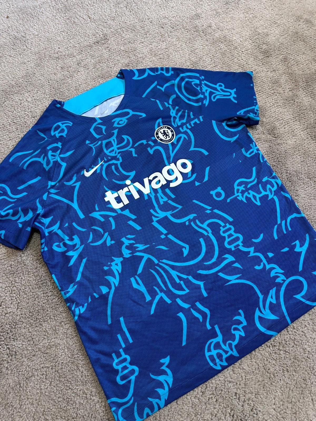 Nike 2022-23 Chelsea Nike Football Soccer Training Shirt Sz XXL Size US XXL / EU 58 / 5 - 2 Thumbnail