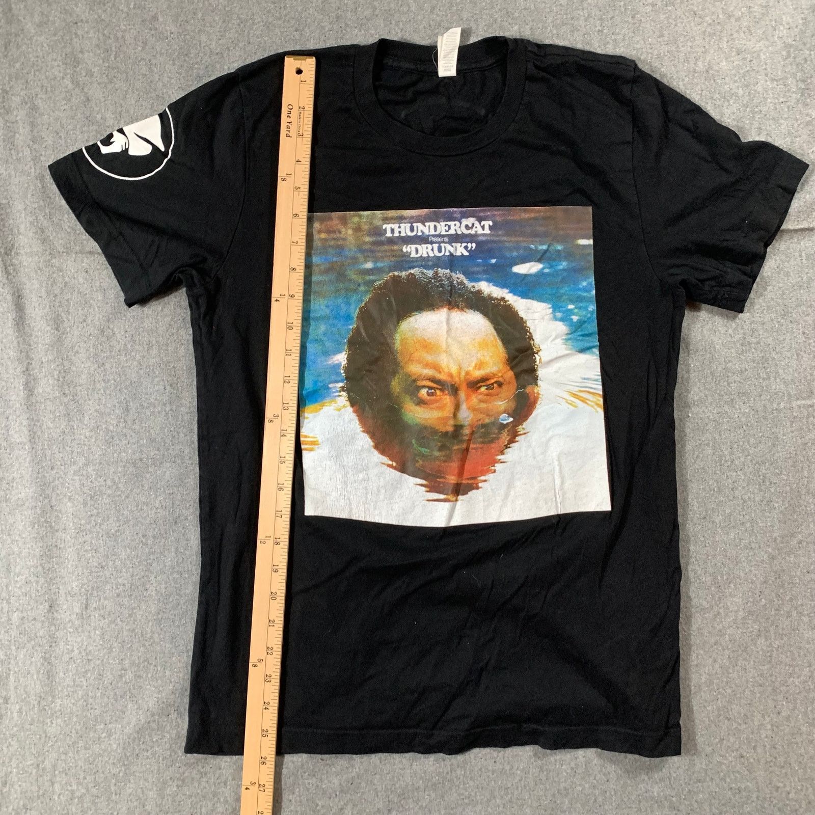 Canvas Drunk Shirt Adult Medium Black Casual Classic T Shirt Mens Size US M / EU 48-50 / 2 - 5 Thumbnail