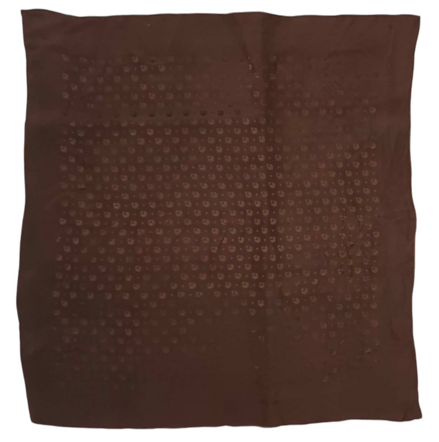 Givenchy GIVENCHY PARIS FRANCE GG Monogram Brown Silk Scarf Size ONE SIZE - 1 Thumbnail