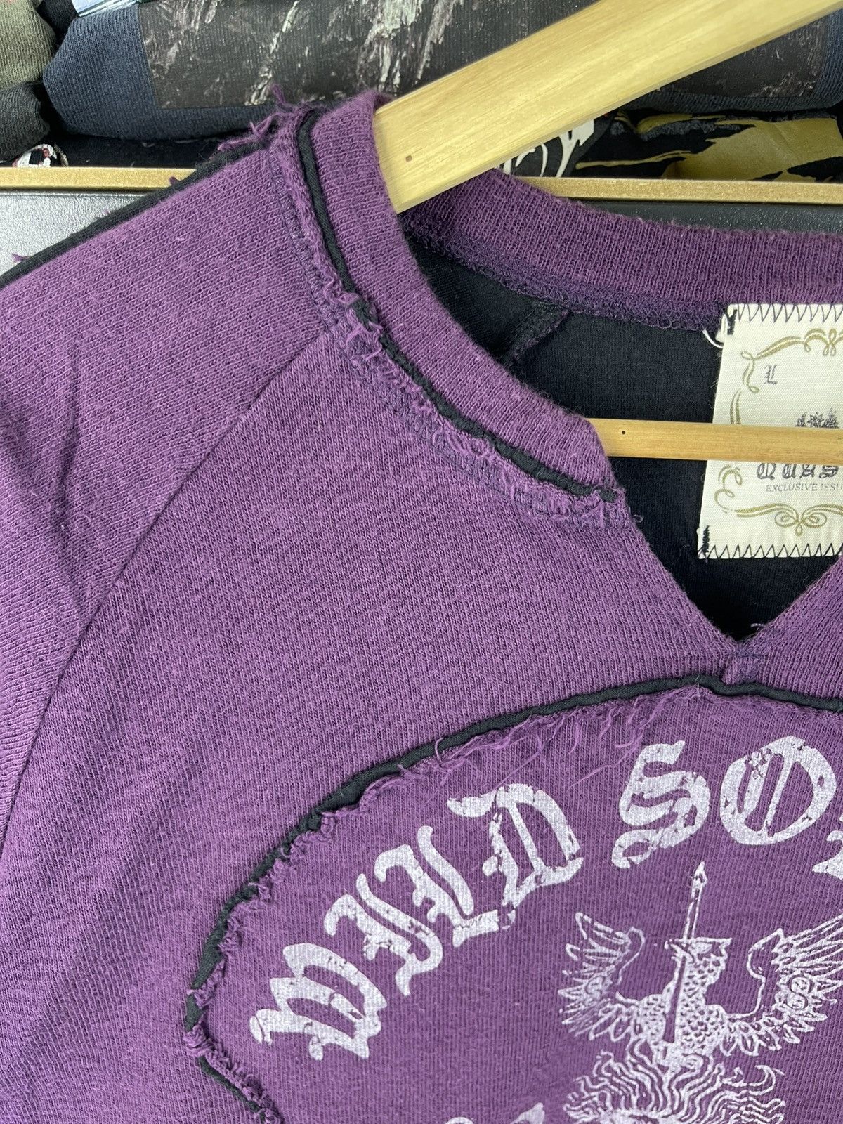 Japanese Brand Vintage Quash Wild Soldiers Punk Design Sweatshirt Size US L / EU 52-54 / 3 - 5 Thumbnail