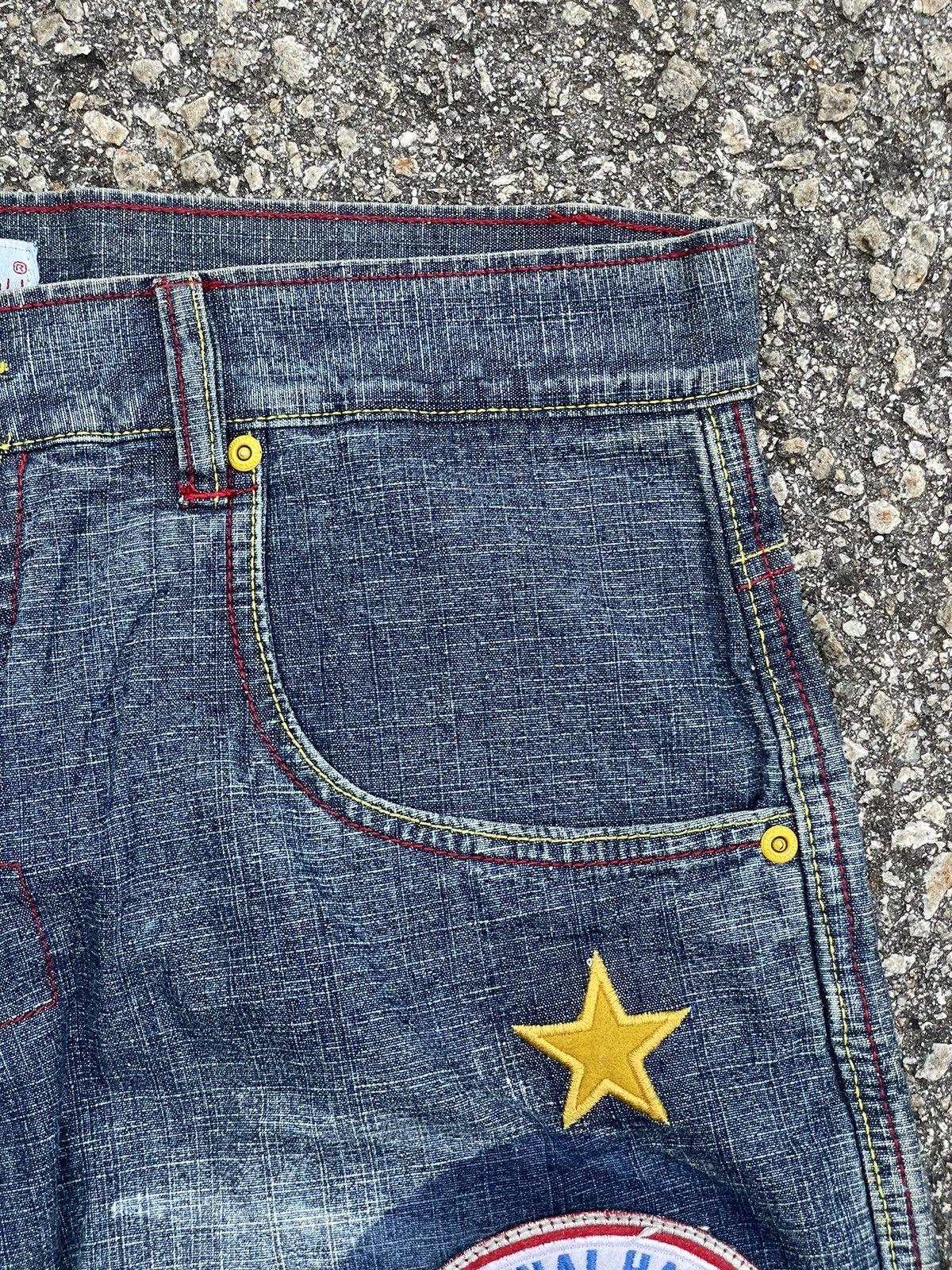 Fubu Fubu x Harlem Globetrotters Baggy Jeans Streetwear Size US 36 / EU 52 - 7 Thumbnail