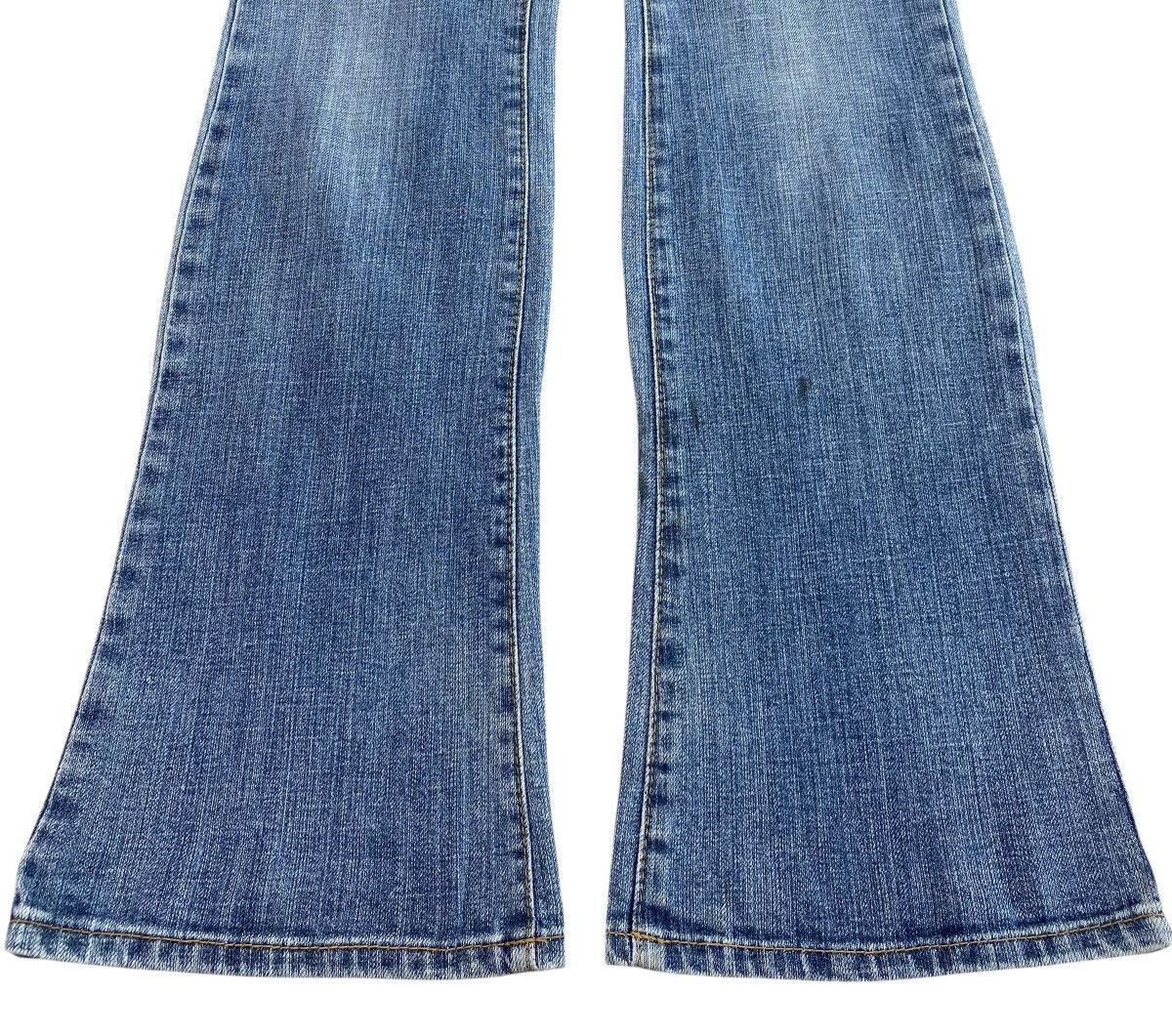 Japanese Brand Japanese Brand Faded Blue Flared Jeans Y2K Style Size US 29 - 5 Thumbnail