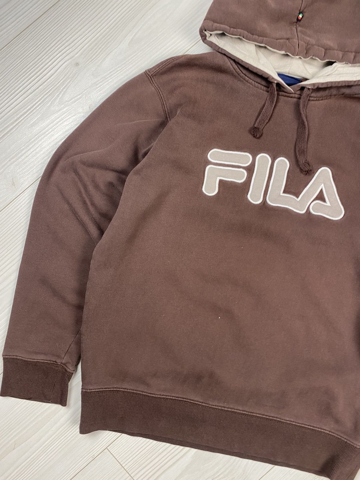 Fila × Vintage 90s Vintage Fila hoodie big teddy logo y2k Size US M / EU 48-50 / 2 - 4 Thumbnail