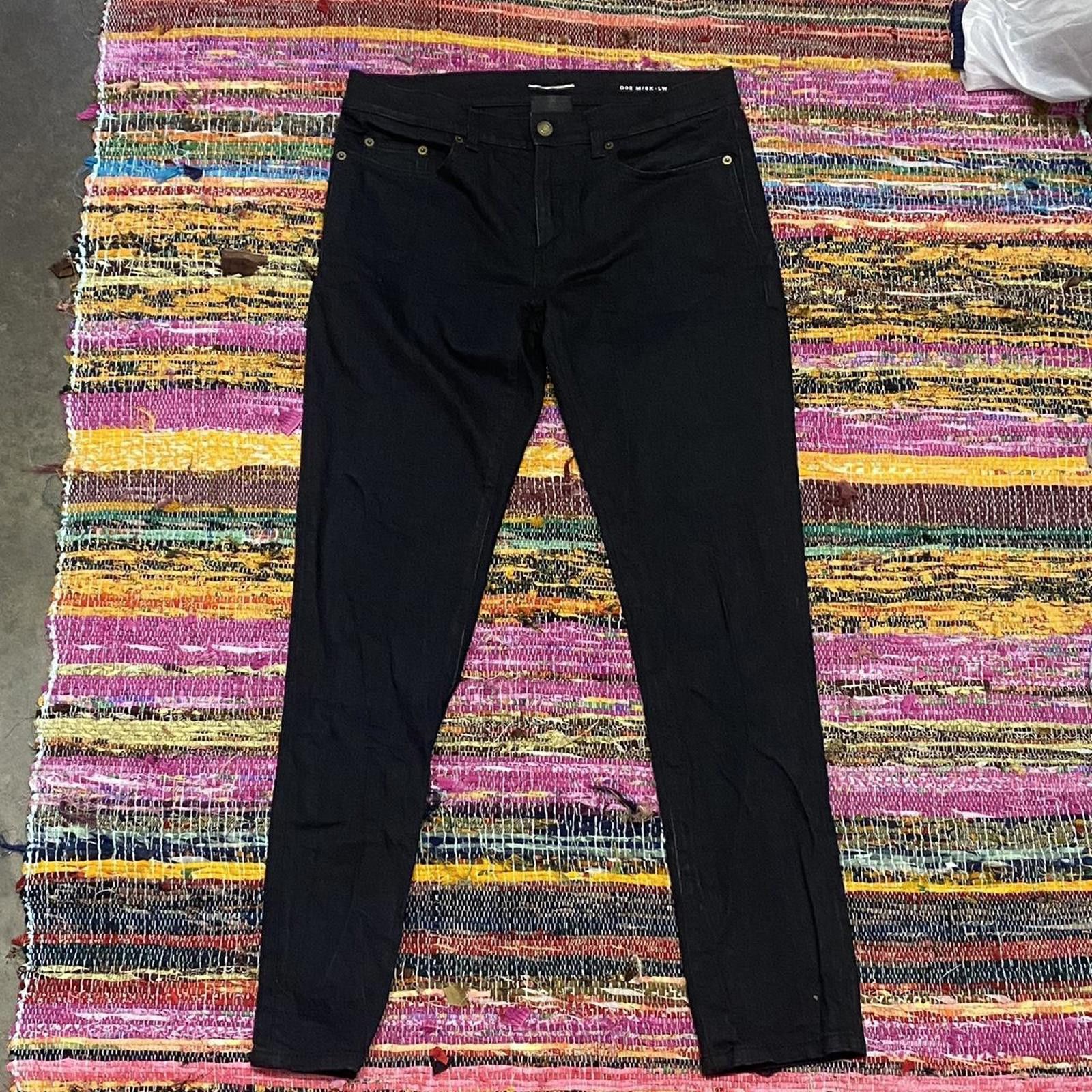 Saint Laurent Paris Saint Laurent YSL - Black Denim skinny Jeans DO2 M/SK - LW Size US 32 / EU 48 - 2 Thumbnail