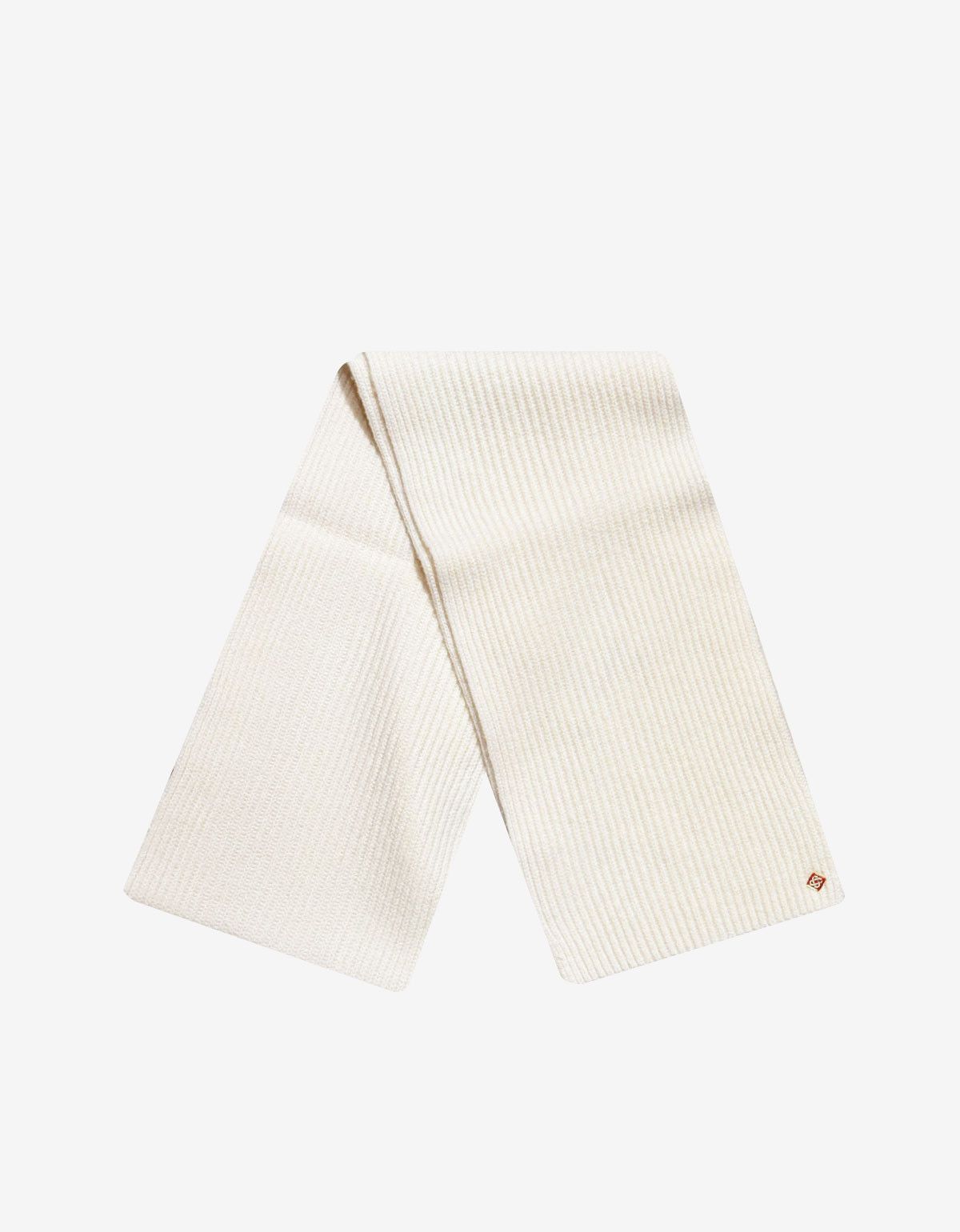 Casablanca Casablanca White Half Cardigan Wool Scarf Size ONE SIZE - 1 Thumbnail