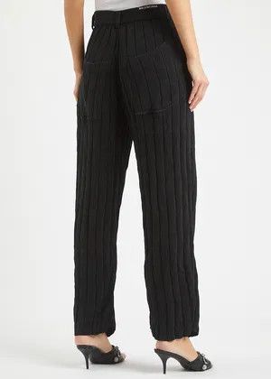 Balenciaga o1y0625 Casual Pant in Black Size 26" / US 2 / IT 38 - 3 Thumbnail