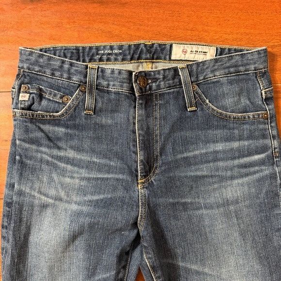 AG Adriano Goldschmied Adriano Goldschmied The Jodi Crop High Rise Jeans Sz 28 Size 28" / US 6 / IT 42 - 8 Thumbnail