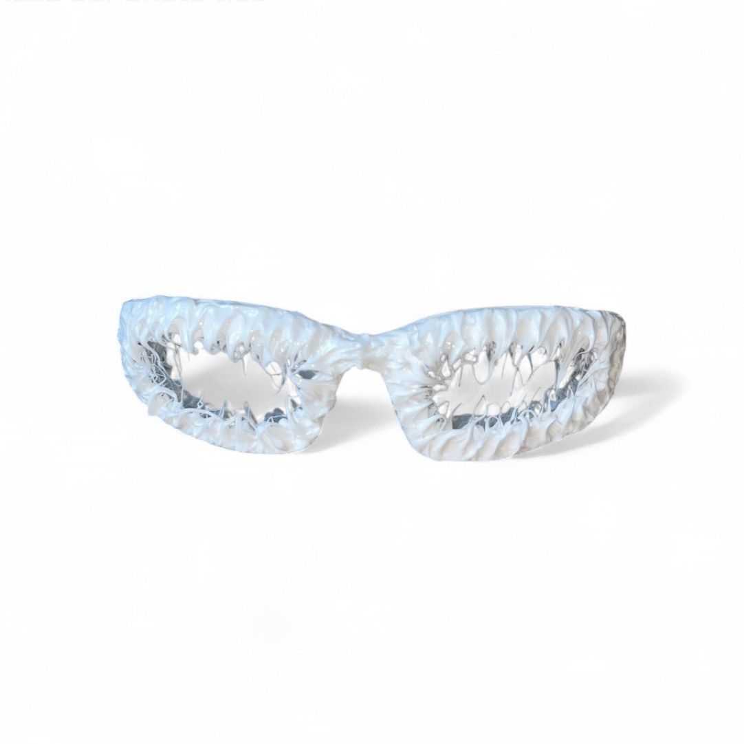 Vintage Spider Aestethic Streetwear Punk Sunglasses Hip-hop White Size ONE SIZE - 2 Thumbnail