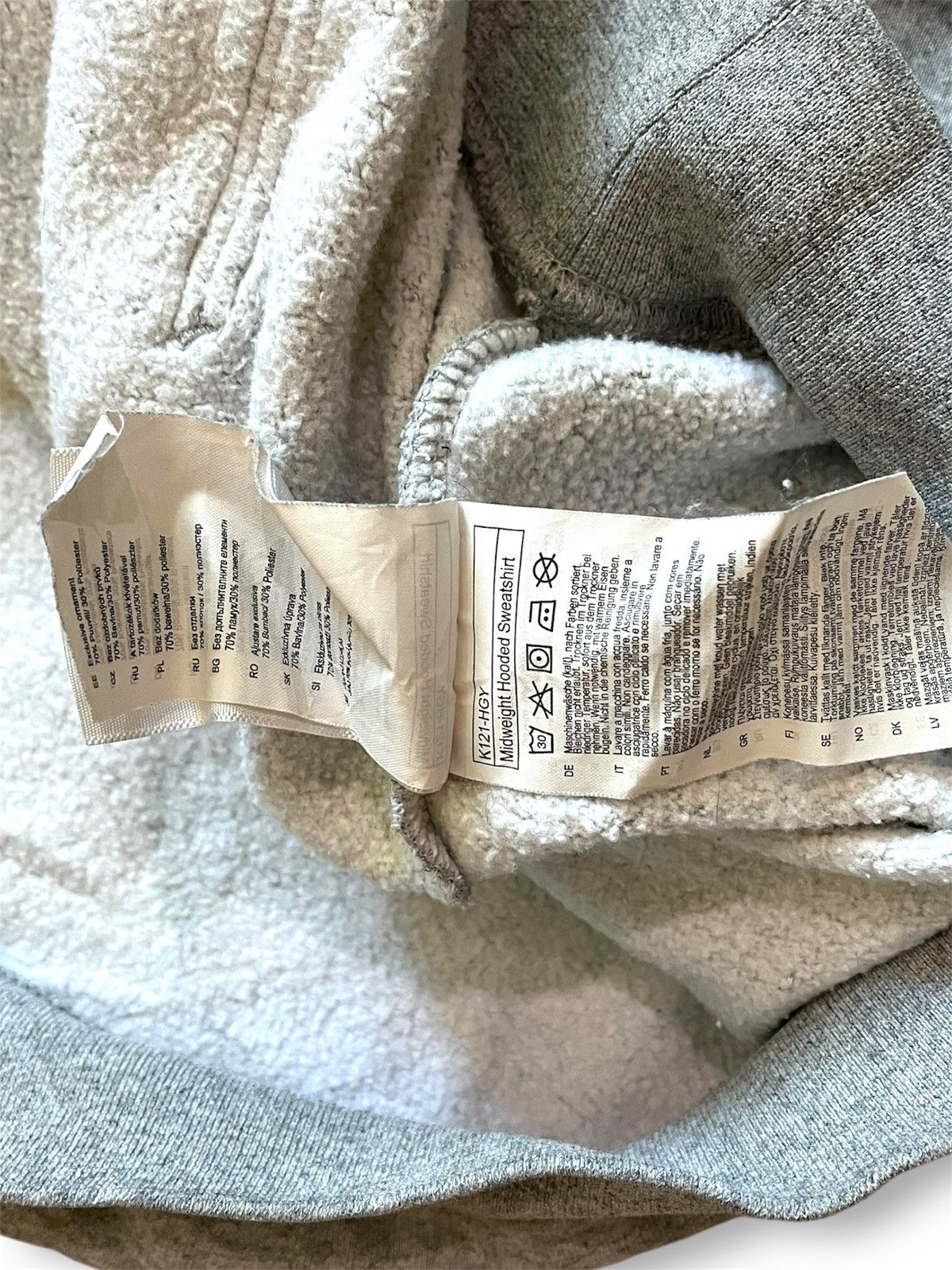 Carhartt Carhartt Men's Midweight Hooded Sweatshirt in heather gray Size US L / EU 52-54 / 3 - 11 Thumbnail