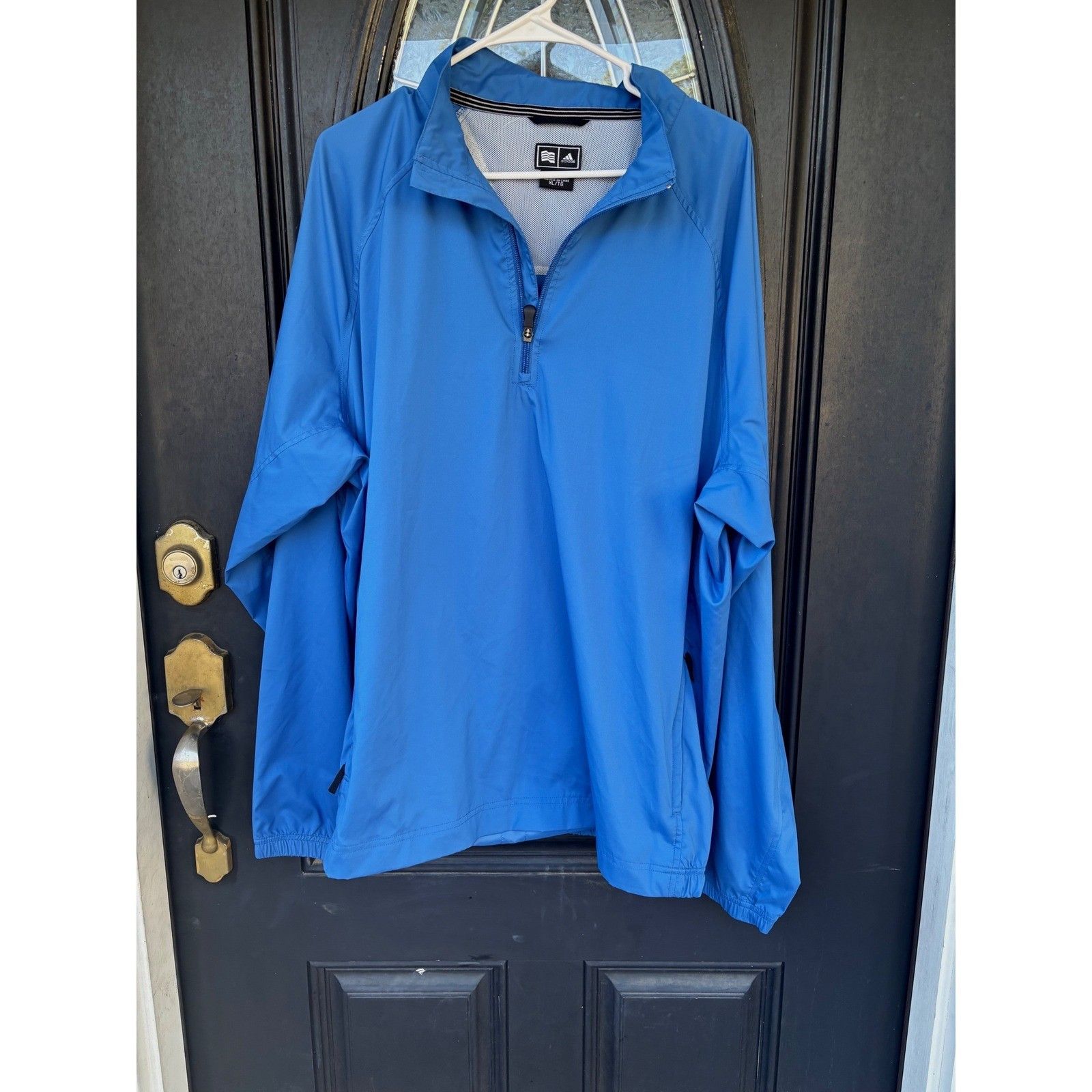 Adidas Adidas ClimaProof Wind XL Blue Windbreaker Jacket Size US XL / EU 56 / 4 - 1 Thumbnail